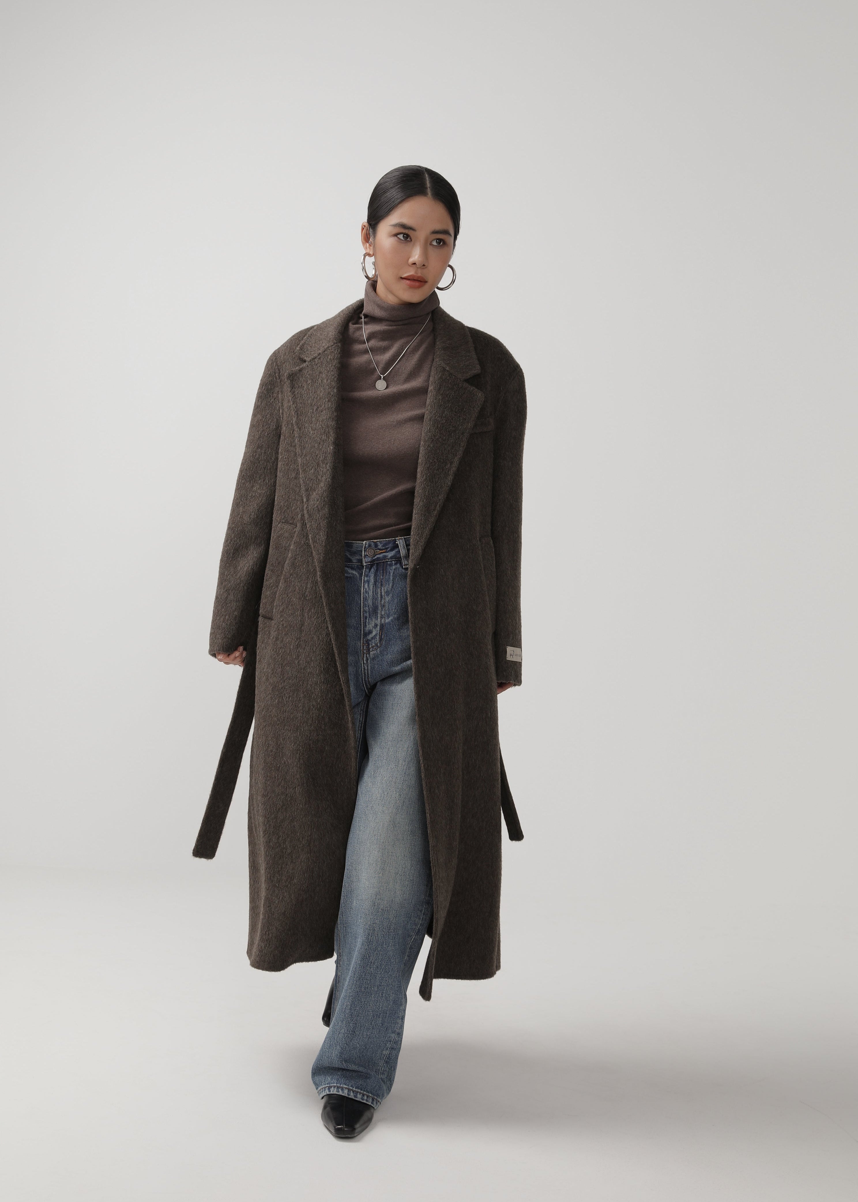 Camel Hair Minimalist Coat