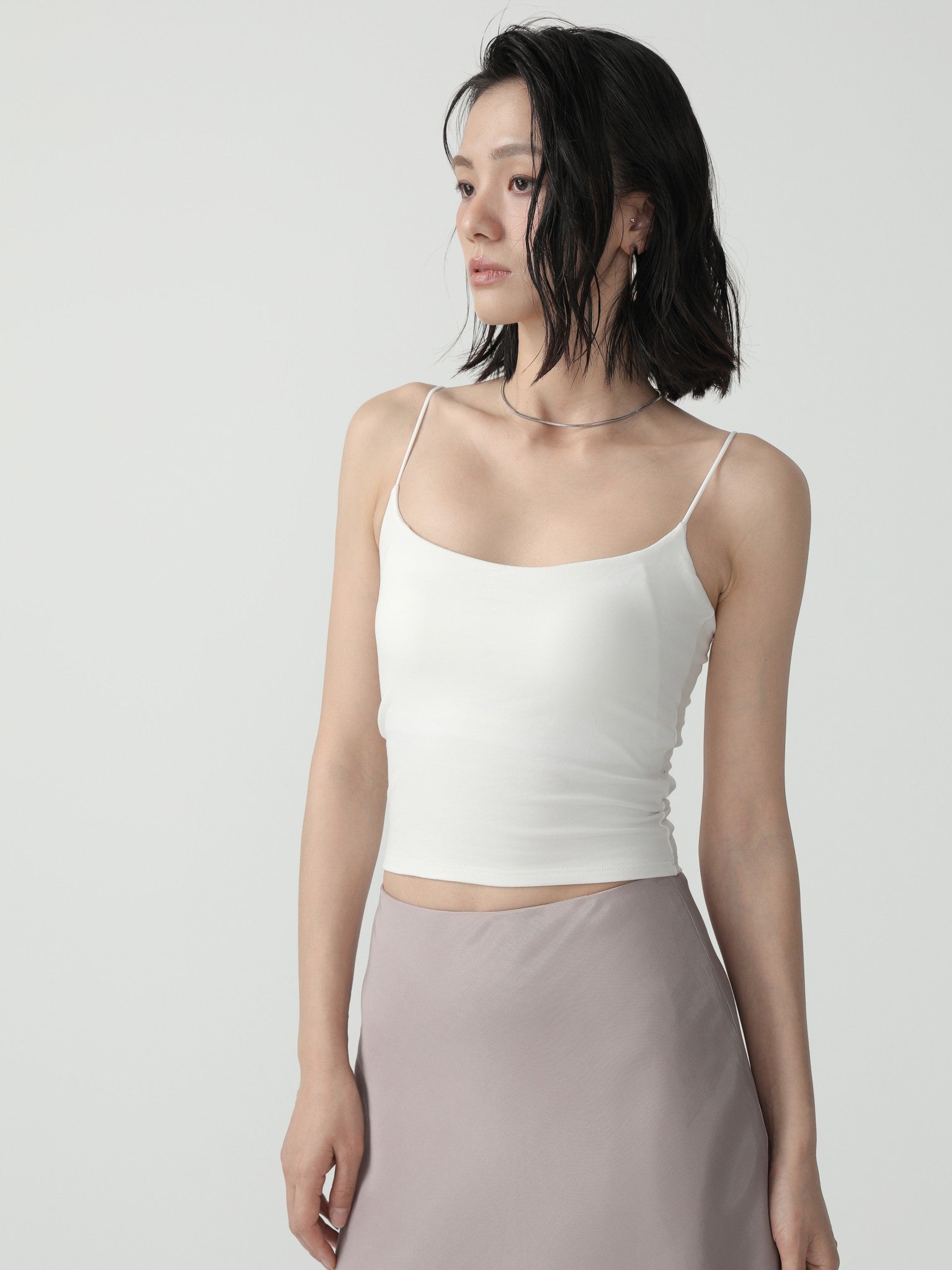 Slim Fit Stretch Basic T-Shirt for Women