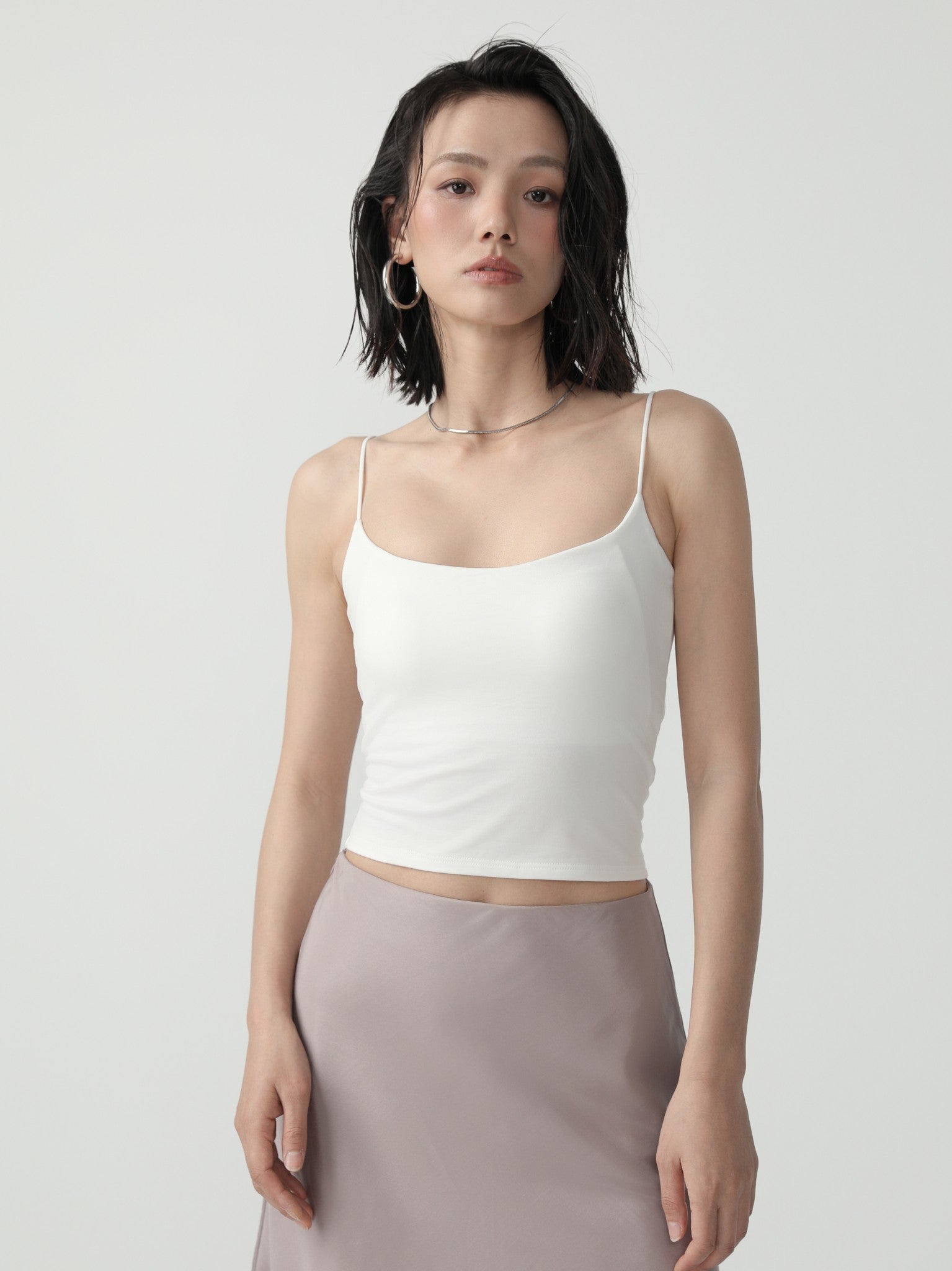 Slim Fit Stretch Basic T-Shirt for Women