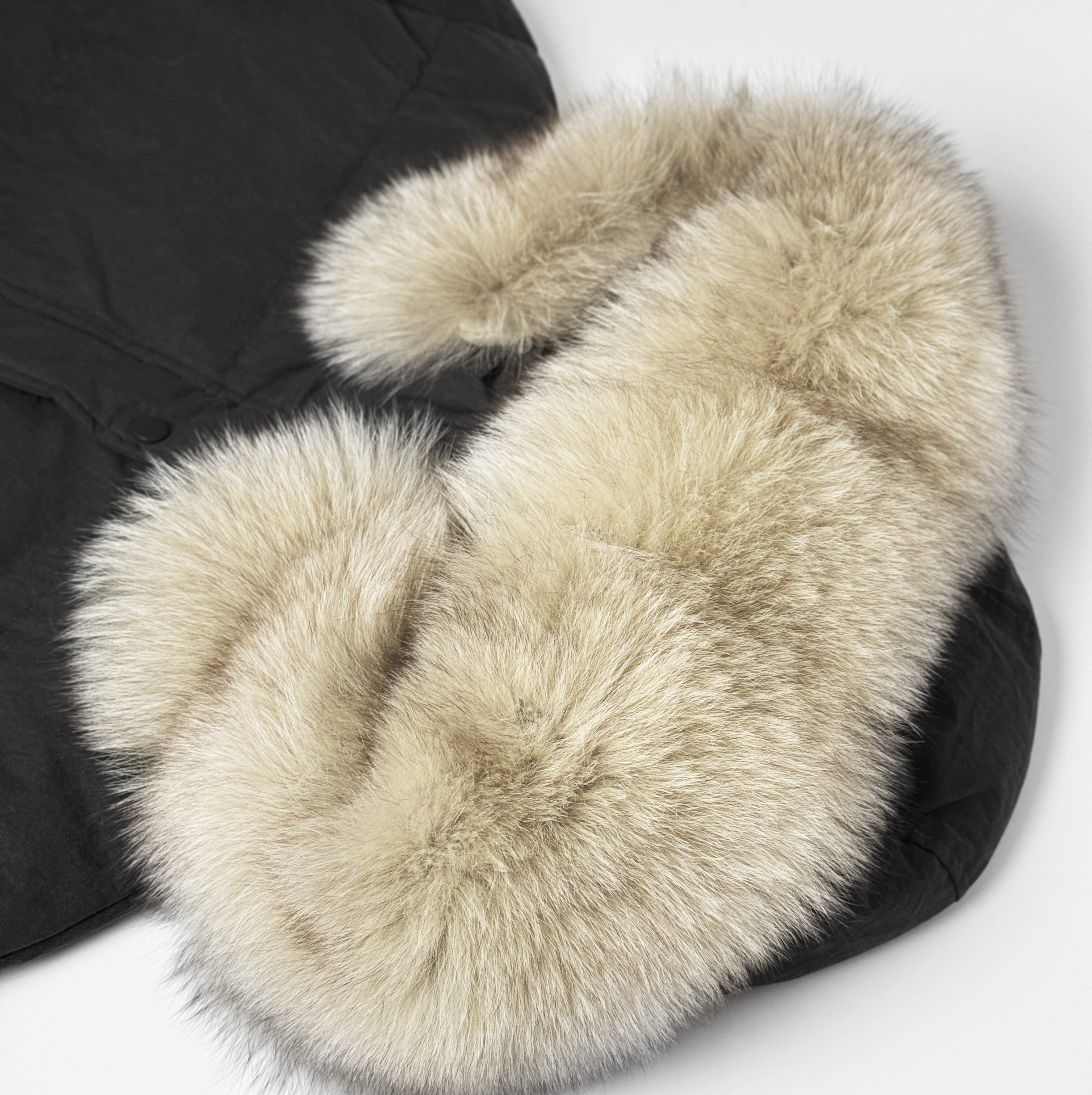 White Minimalist Long Parka