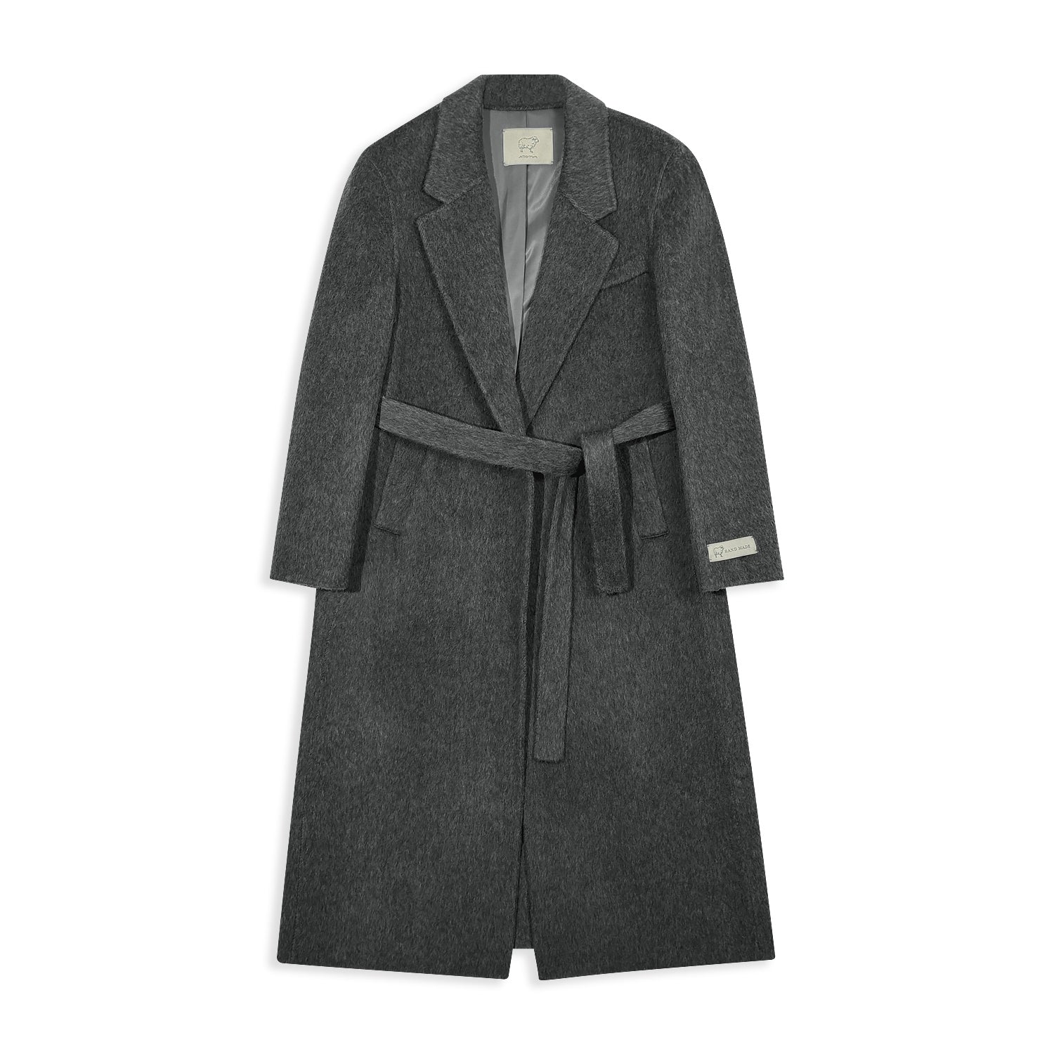 Camel Hair Minimalist Coat - Nettarei