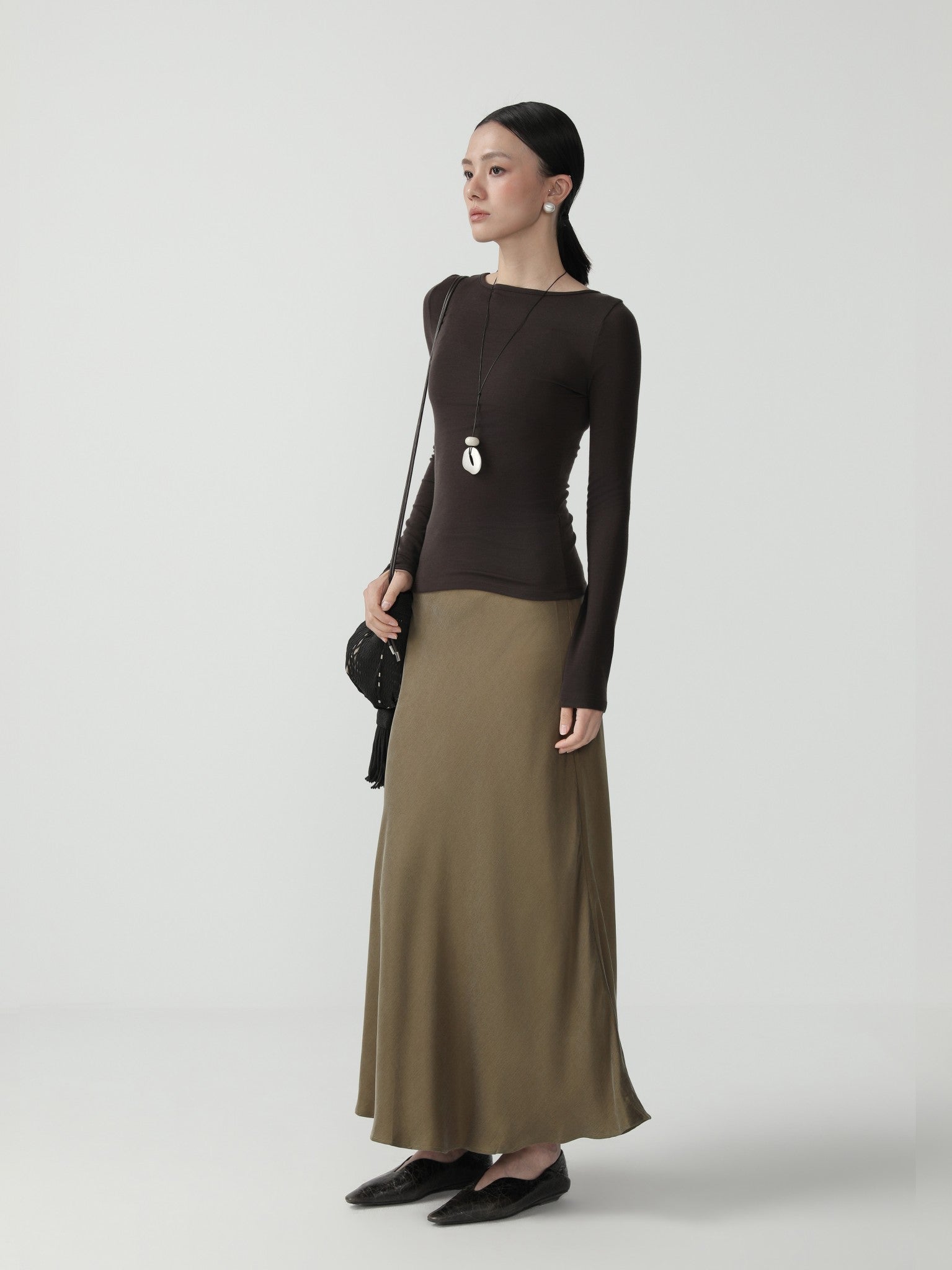 Effortless Oversized Longsleeve Top - Nettarei