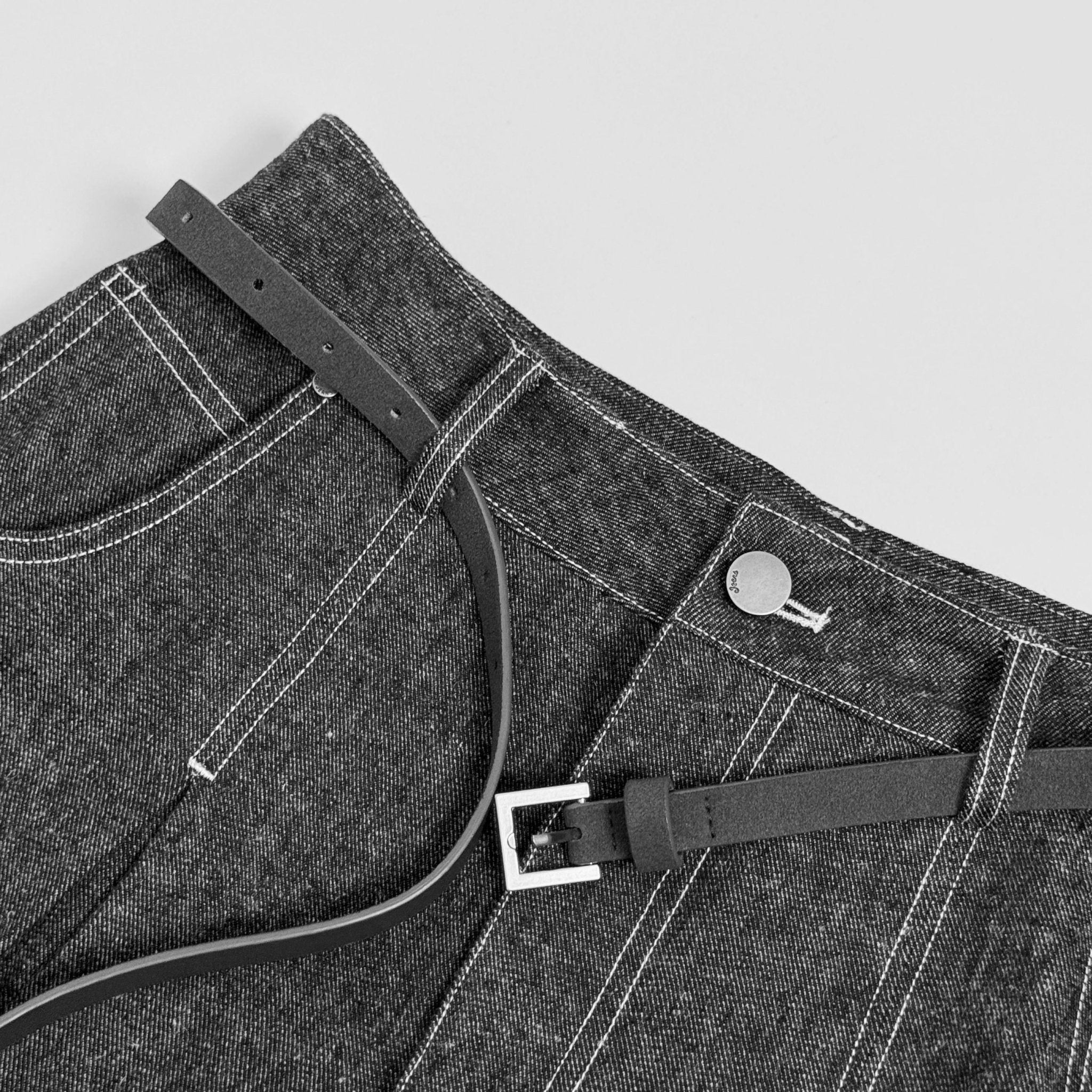 Essential Linen A - line Skirt - Nettarei