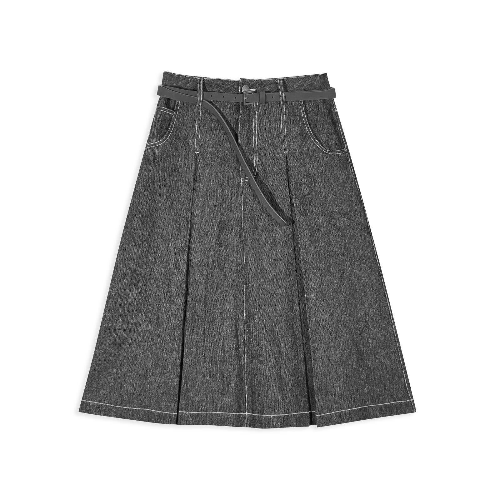 Essential Linen A - line Skirt - Nettarei