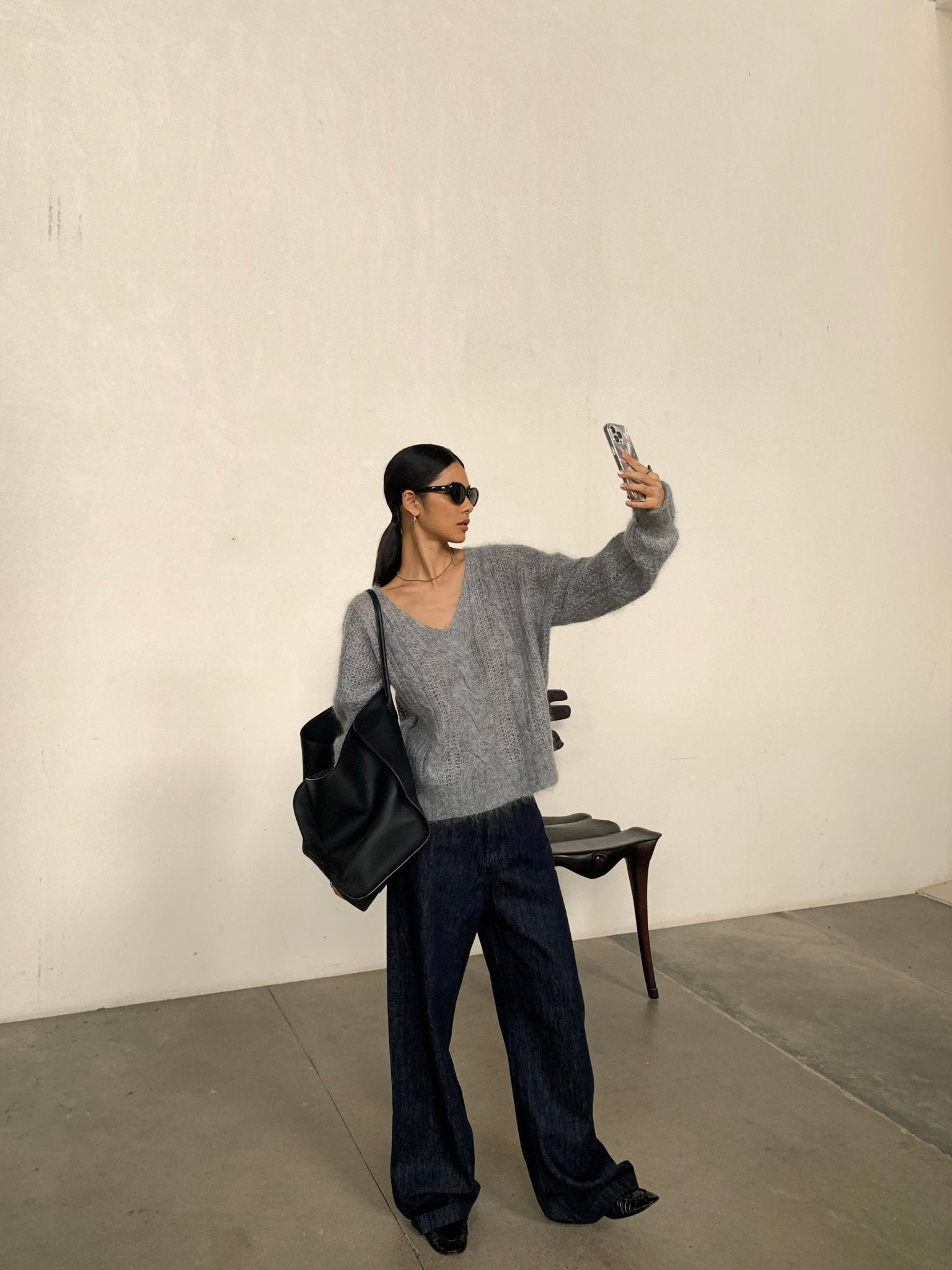 Essential Lyocell Wide - Leg Pants - Nettarei