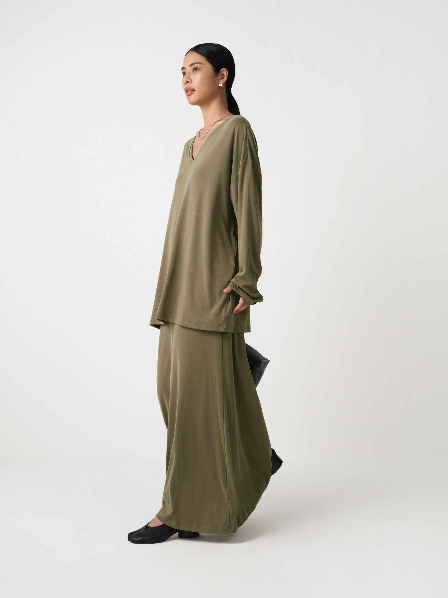 Fluid A - line Skirt Leisure - Nettarei