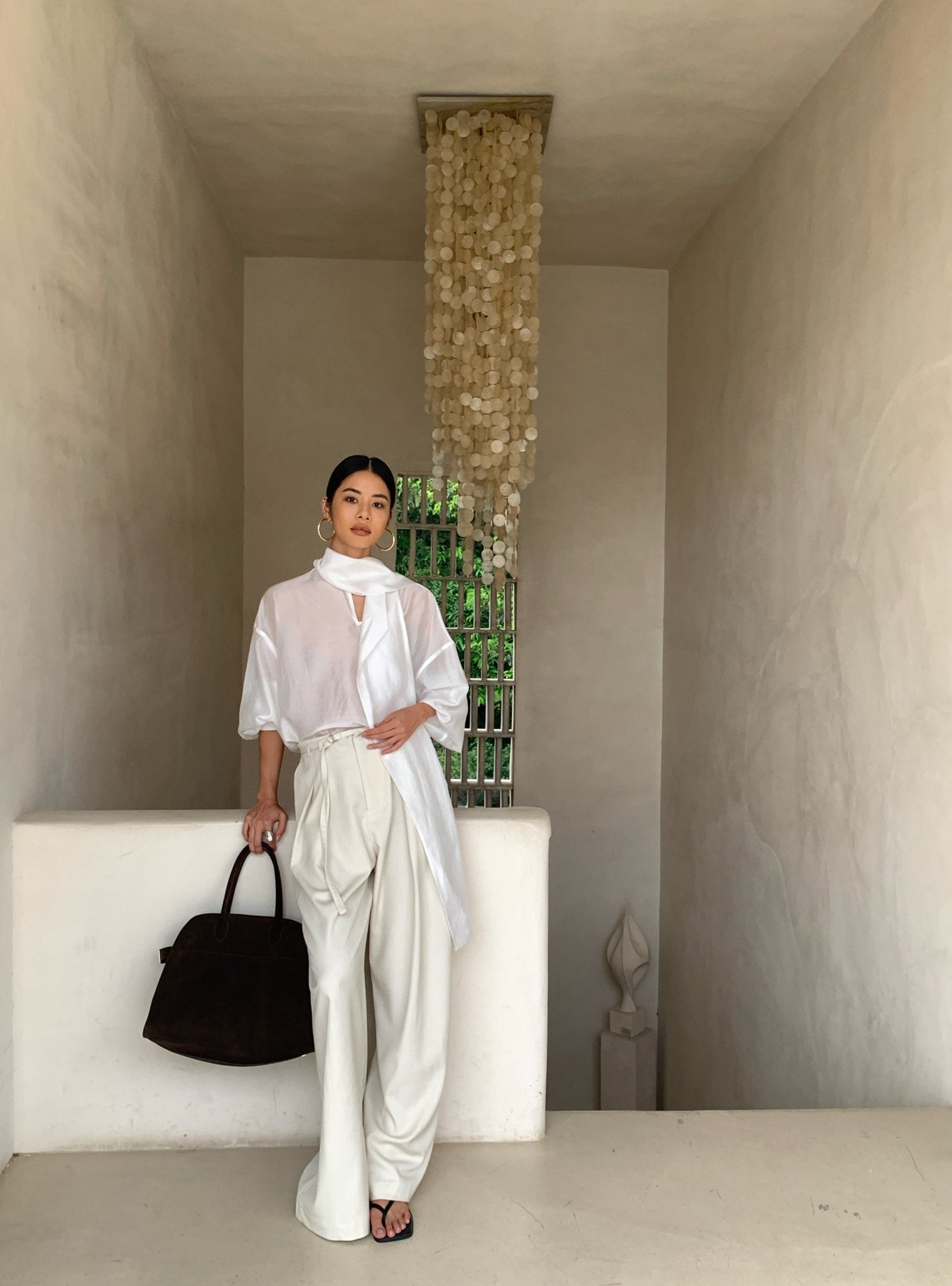 Fluid Lyocell Loose Shirt - Nettarei