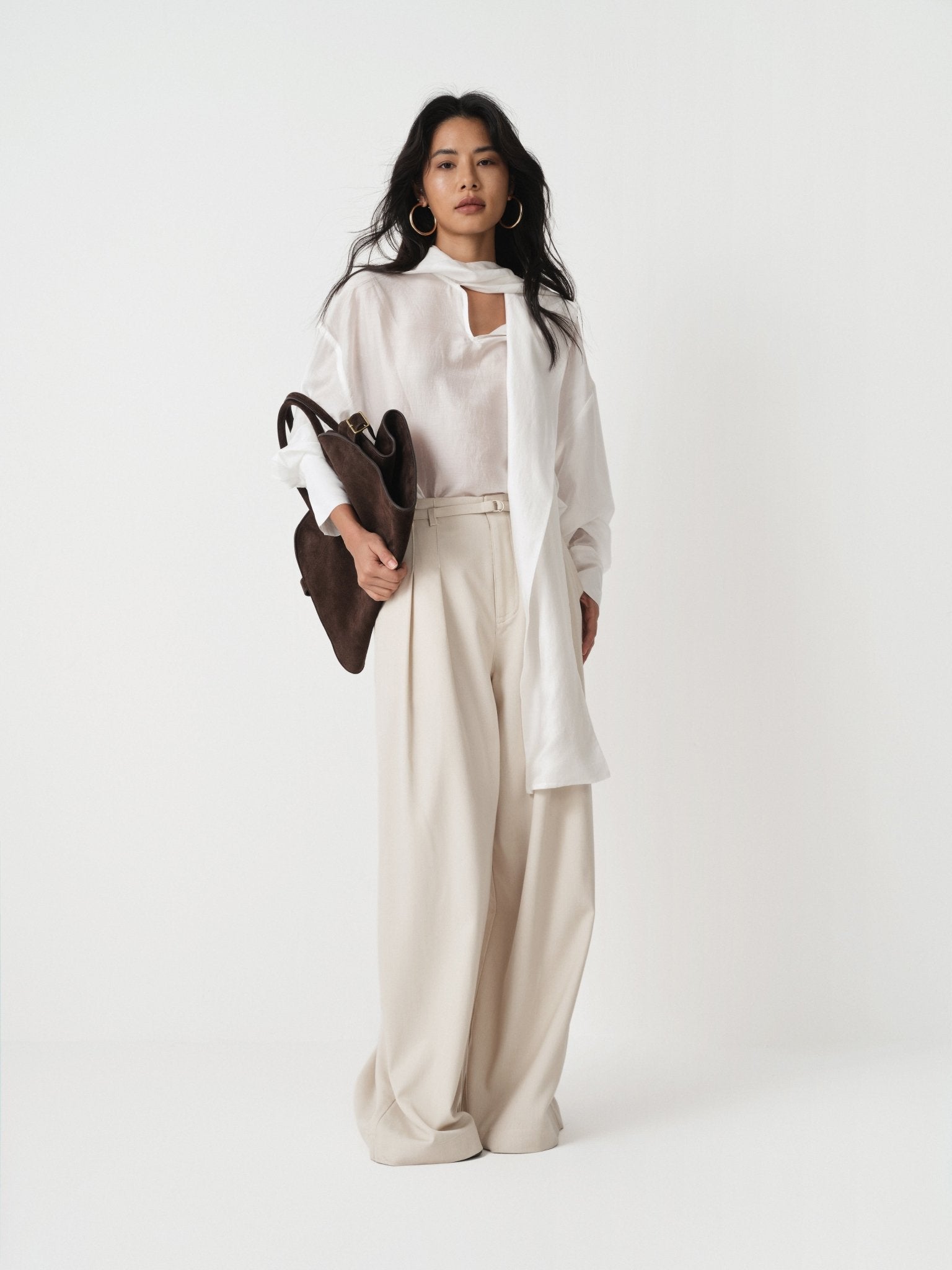 Fluid Lyocell Loose Shirt - Nettarei