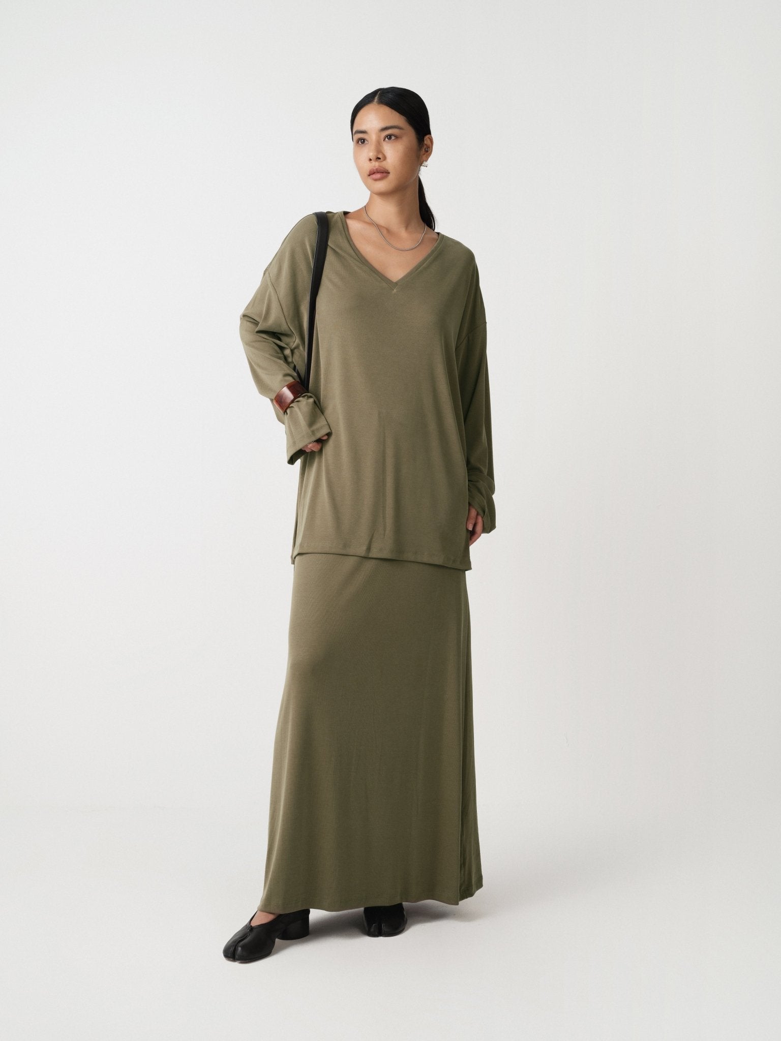 Fluid V - Neck T-Shirt Workwear - Nettarei