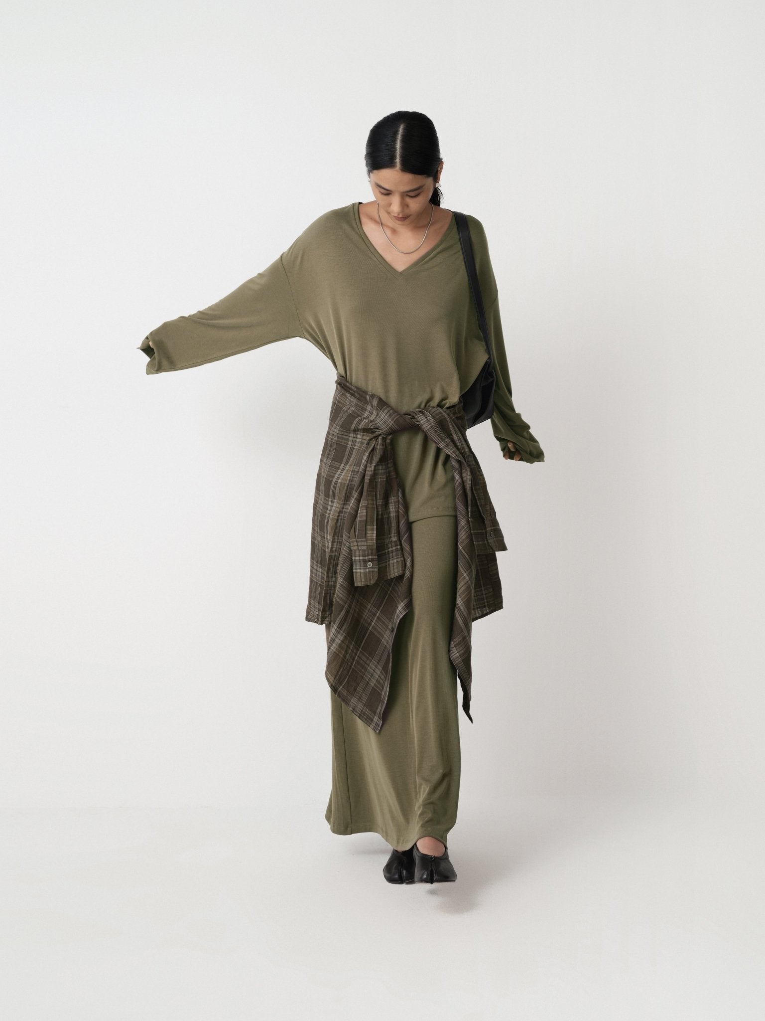 Fluid V - Neck T-Shirt Workwear - Nettarei