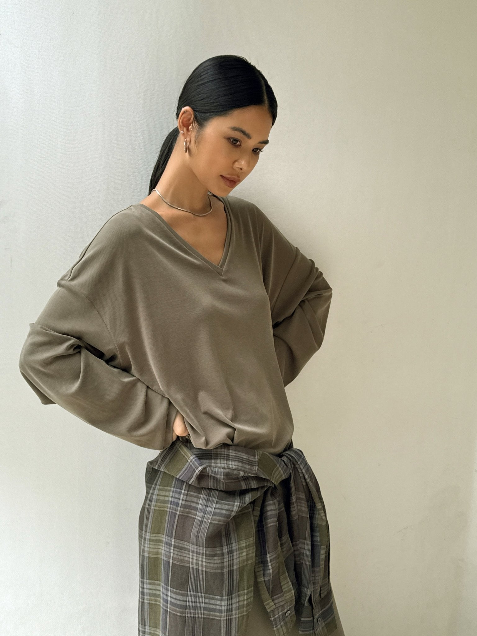 Fluid V - Neck T-Shirt Workwear - Nettarei