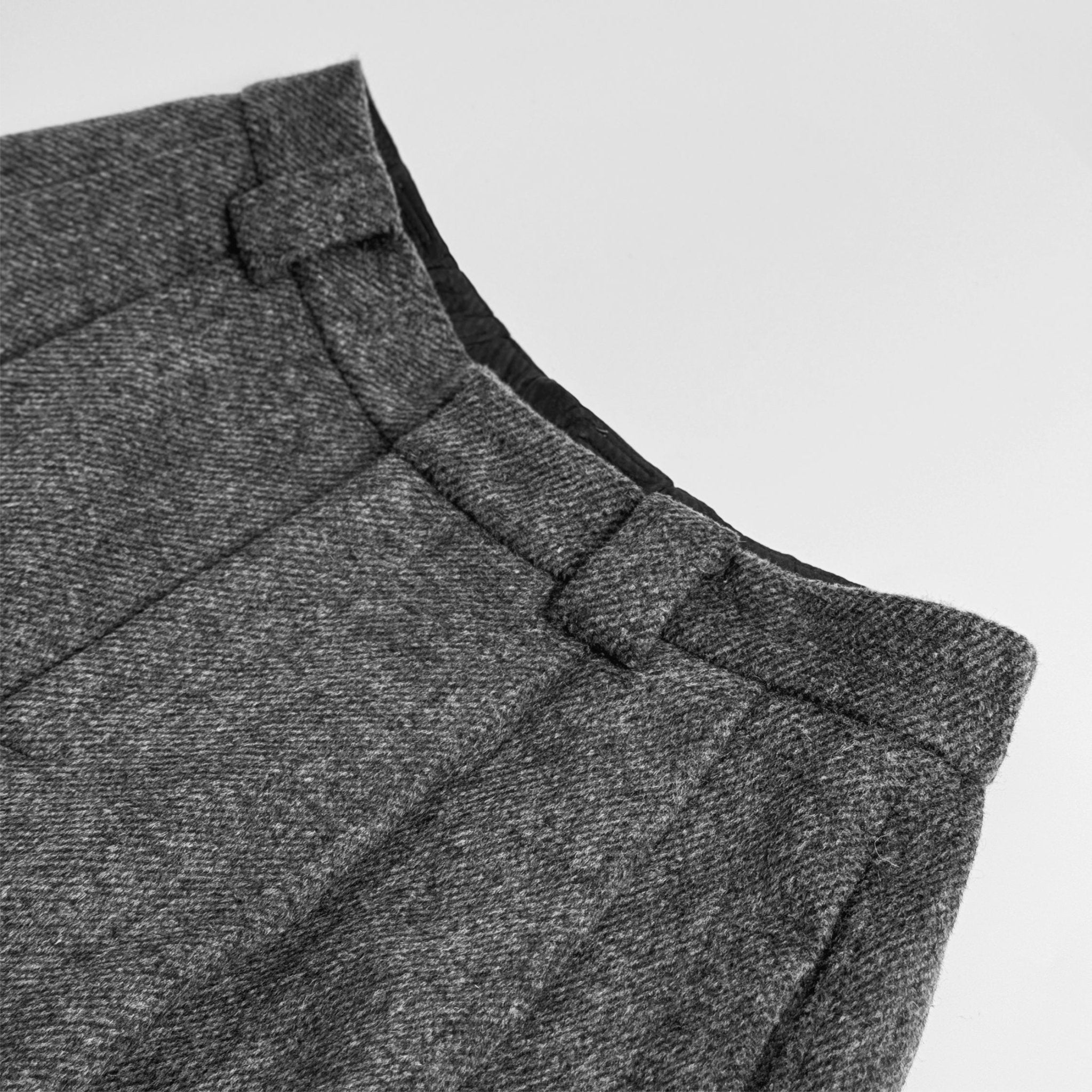 High - Waist Loose Minimalist Trousers - Nettarei