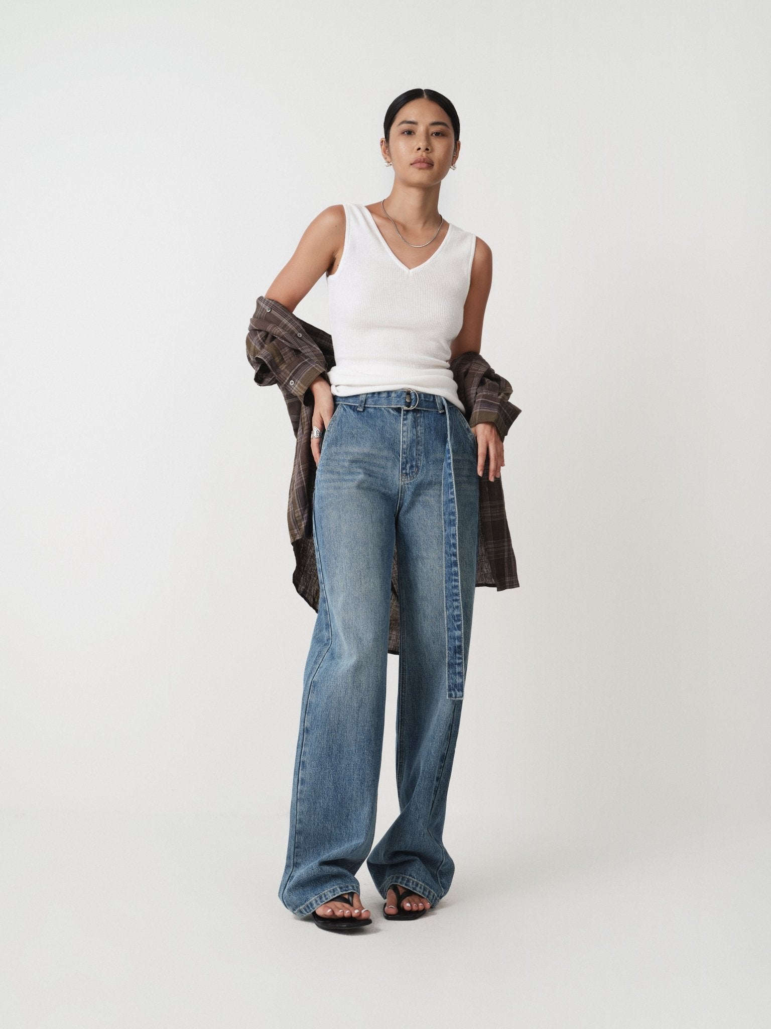 High - Waisted Straight Jeans – Fall Minimalist - Nettarei