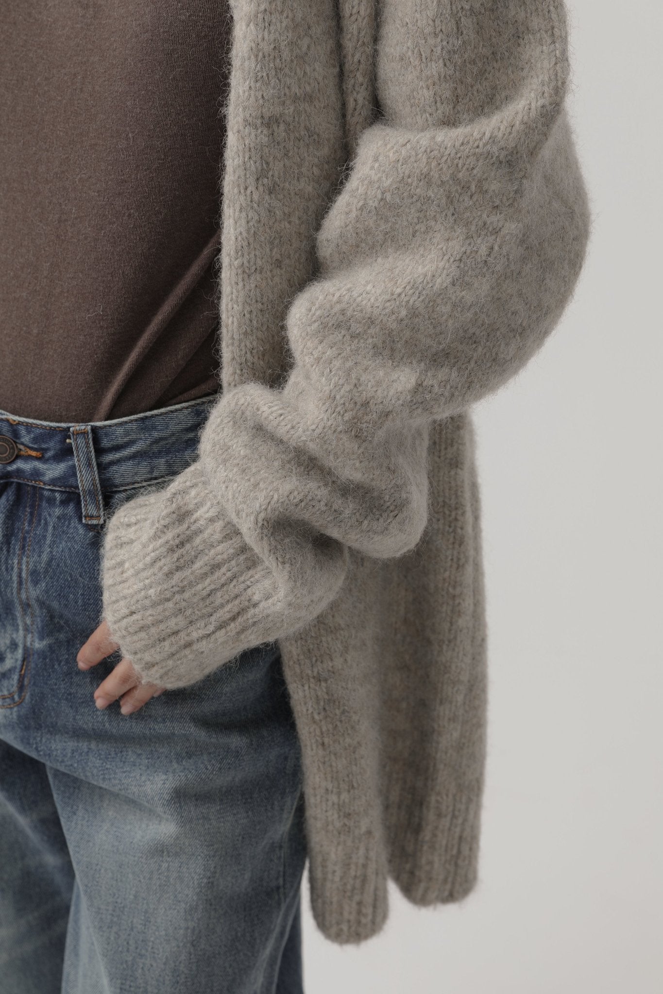 Loose Minimalist Cardigan for Fall - Nettarei