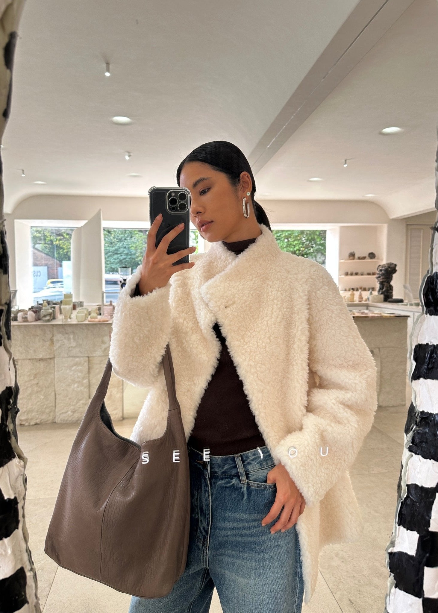 Loose Minimalist Coat for Fall - Nettarei