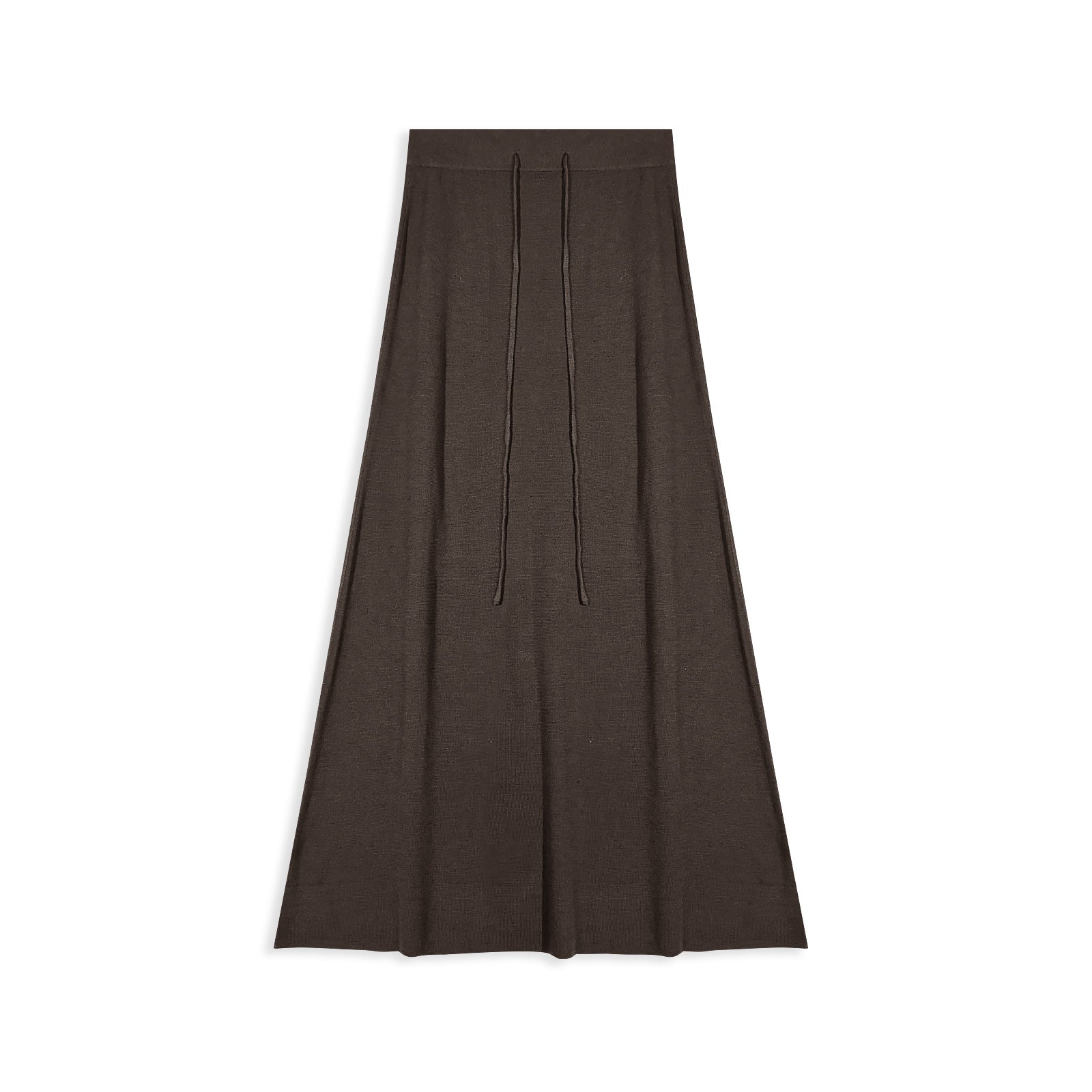 Minimal Linen A - line Maxi Skirt - Nettarei