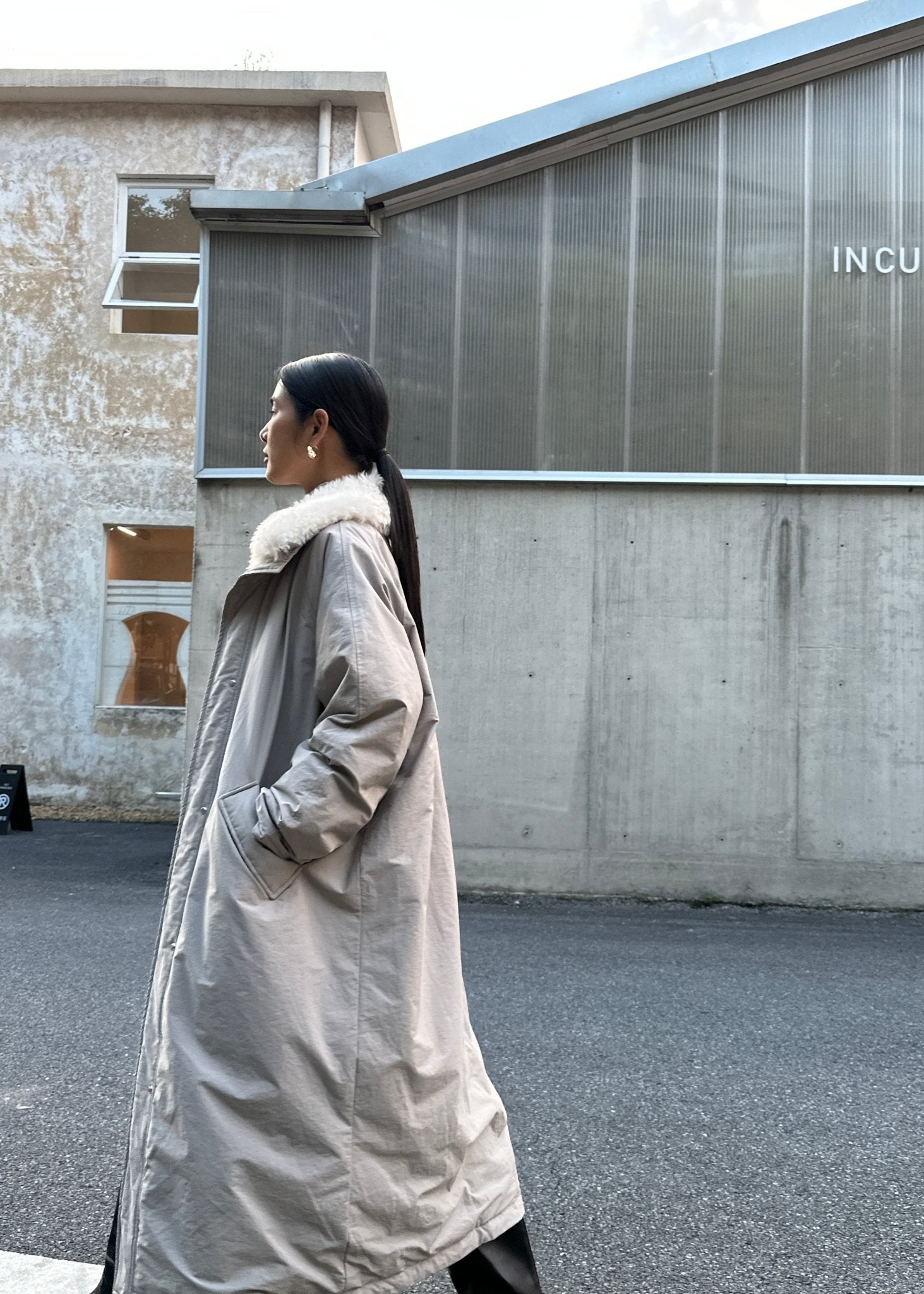 Minimalist Down Parka Coat - Nettarei