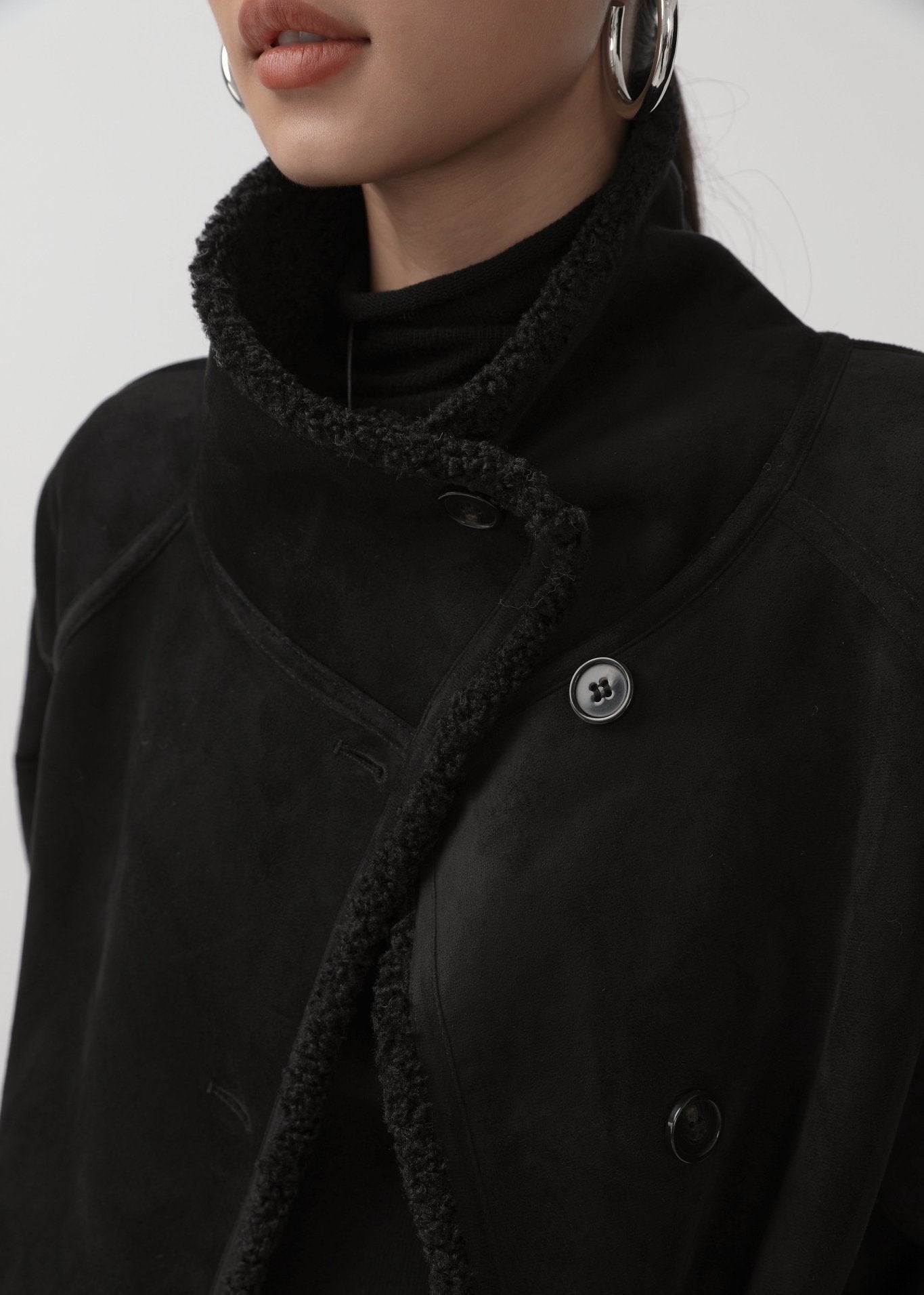 Minimalist Fleece Coat - Nettarei