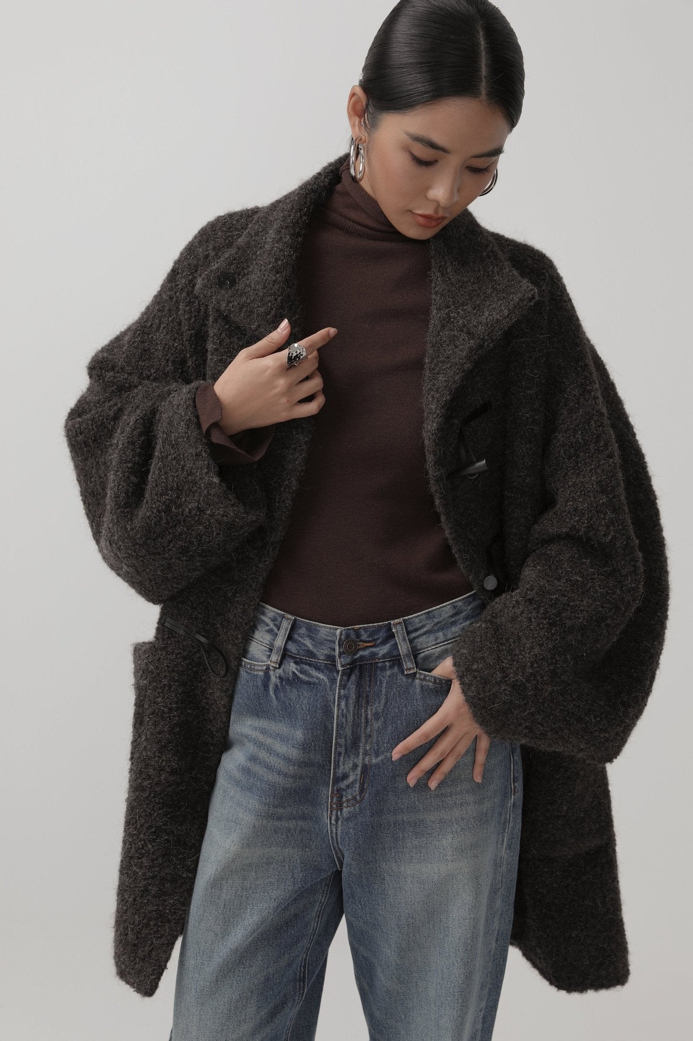 Minimalist Turtleneck Sweater - Nettarei