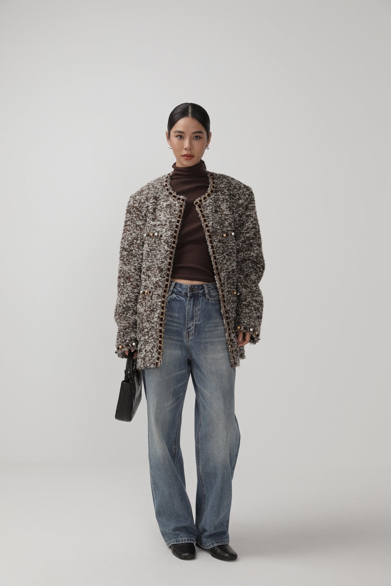 Minimalist Turtleneck Sweater - Nettarei