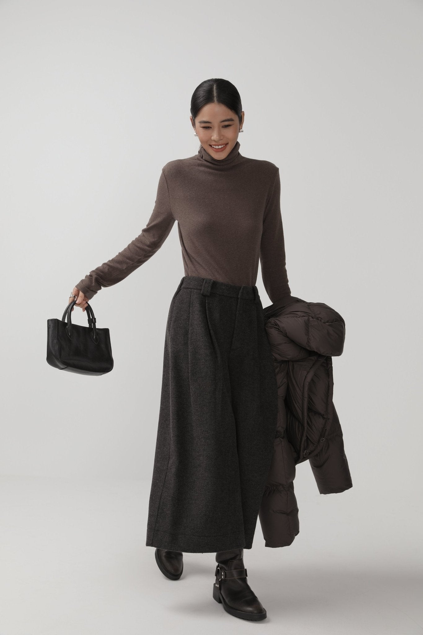 Minimalist Turtleneck Top for Fall - Nettarei