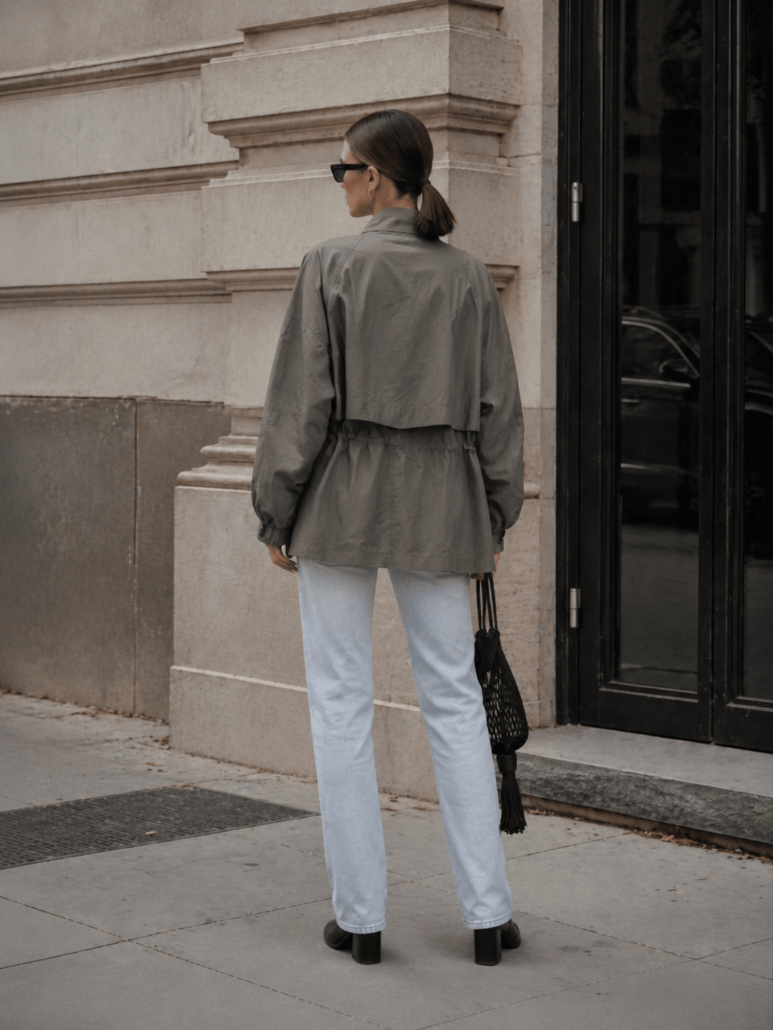 Oversize Minimalist Cargo Jacket - Nettarei