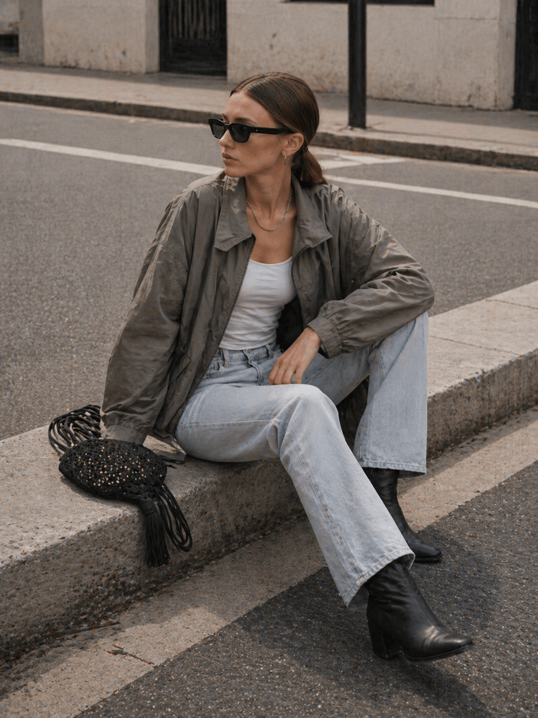Oversize Minimalist Cargo Jacket - Nettarei