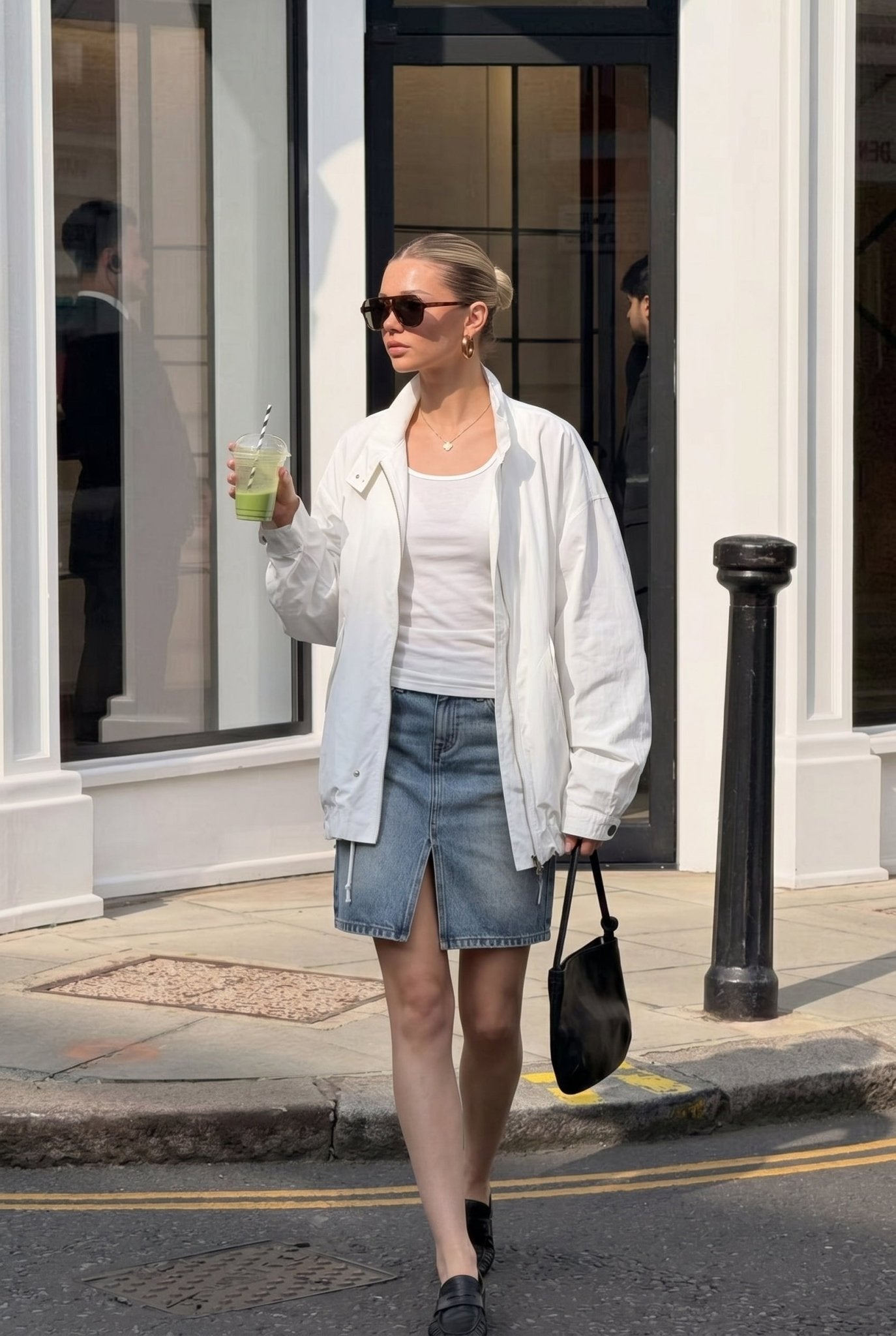 Oversize Minimalist Cargo Jacket - Nettarei