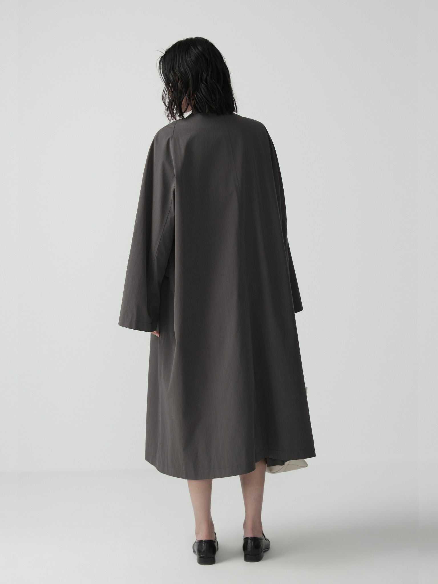 Oversize Minimalist Trench Coat for Women - Nettarei