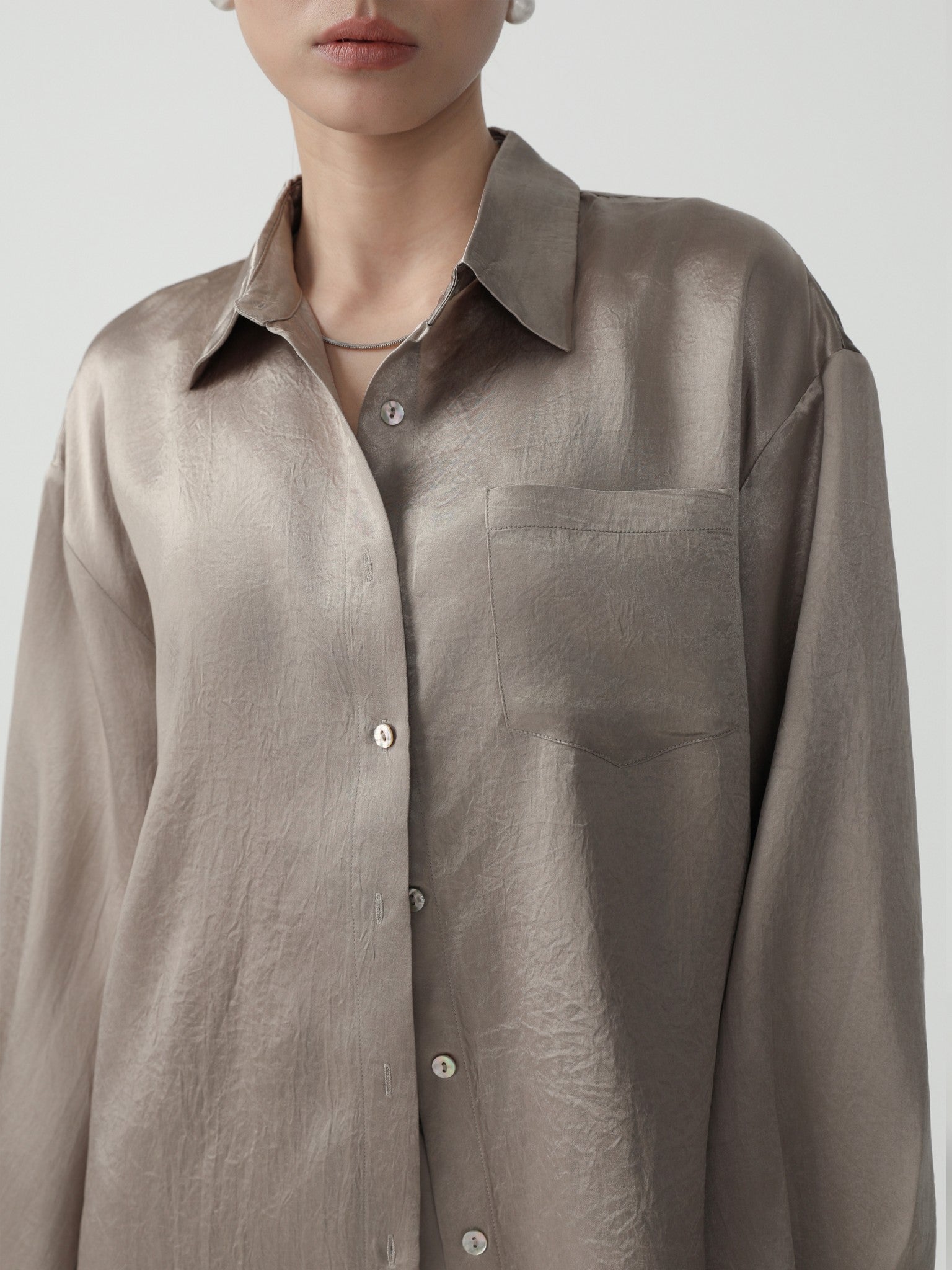 Oversize Relaxed Fit Shirt - Nettarei