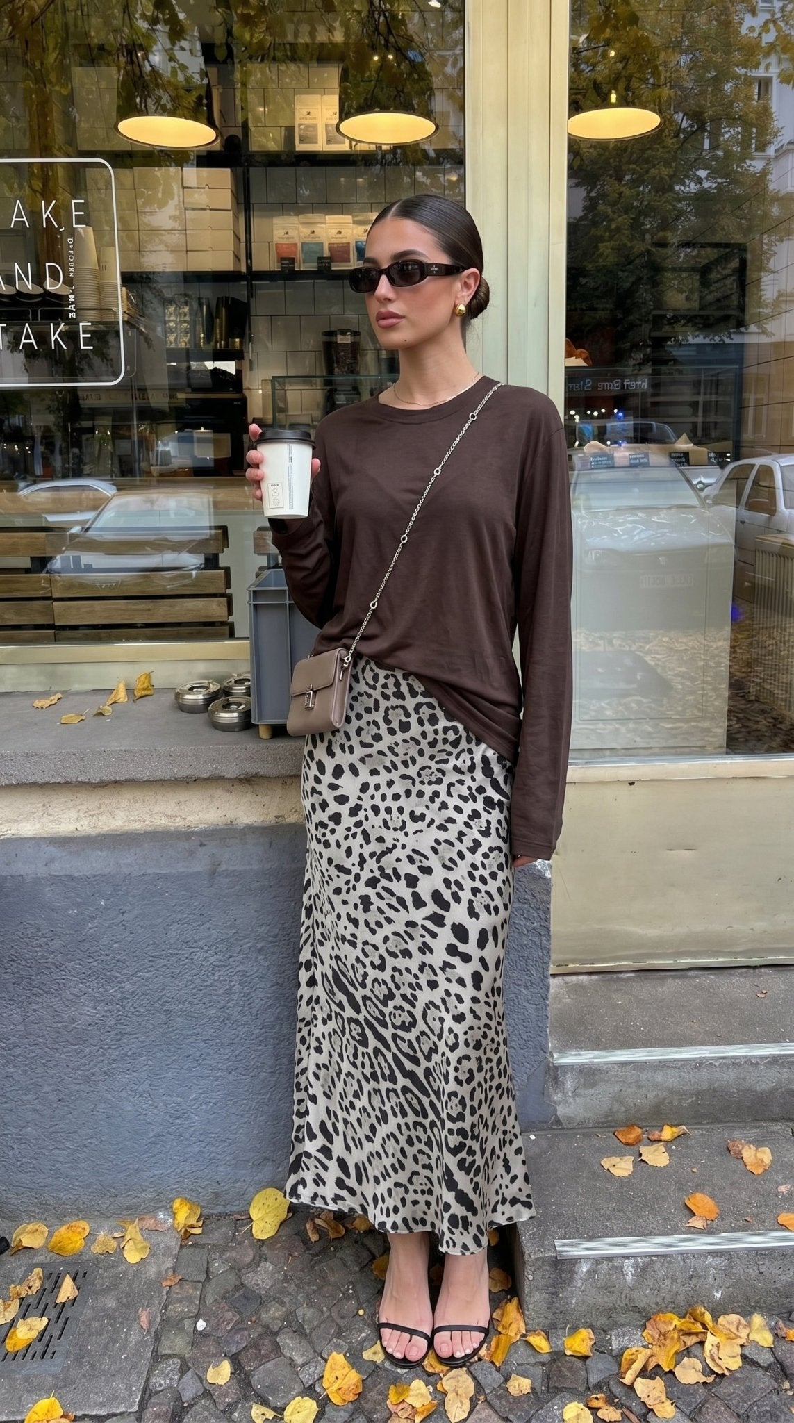 Oversized Long Sleeve Minimalist Silk T-Shirt - Nettarei