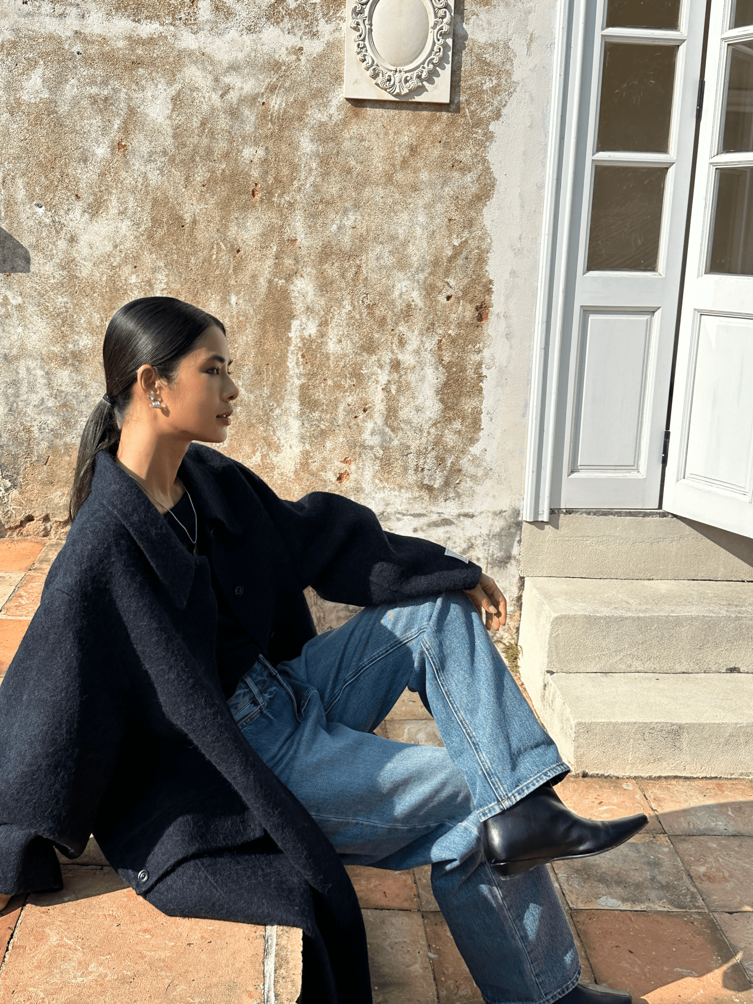 Oversized Minimalist Coat for Fall - Nettarei