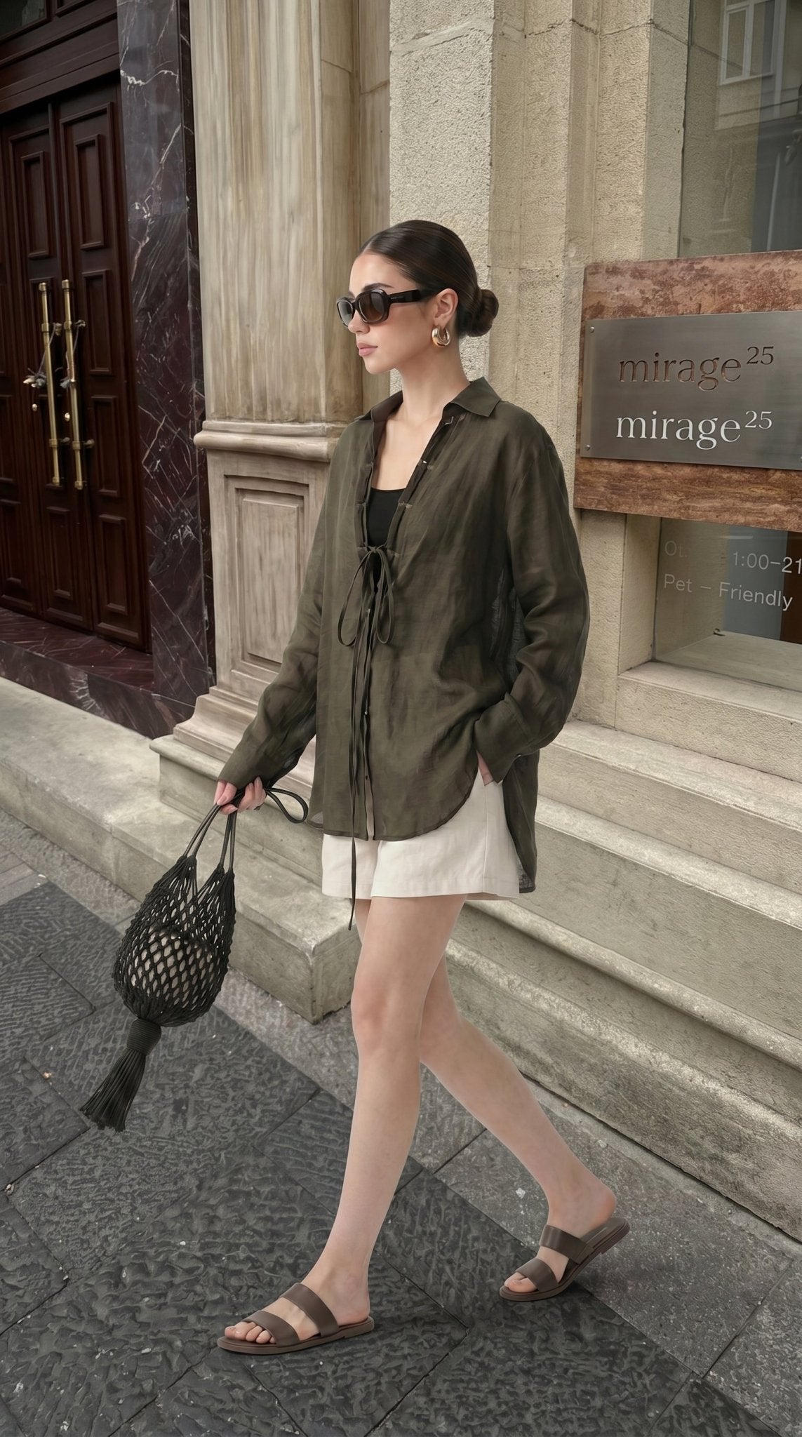 Relaxed Fit Minimalist Loose Shorts - Nettarei