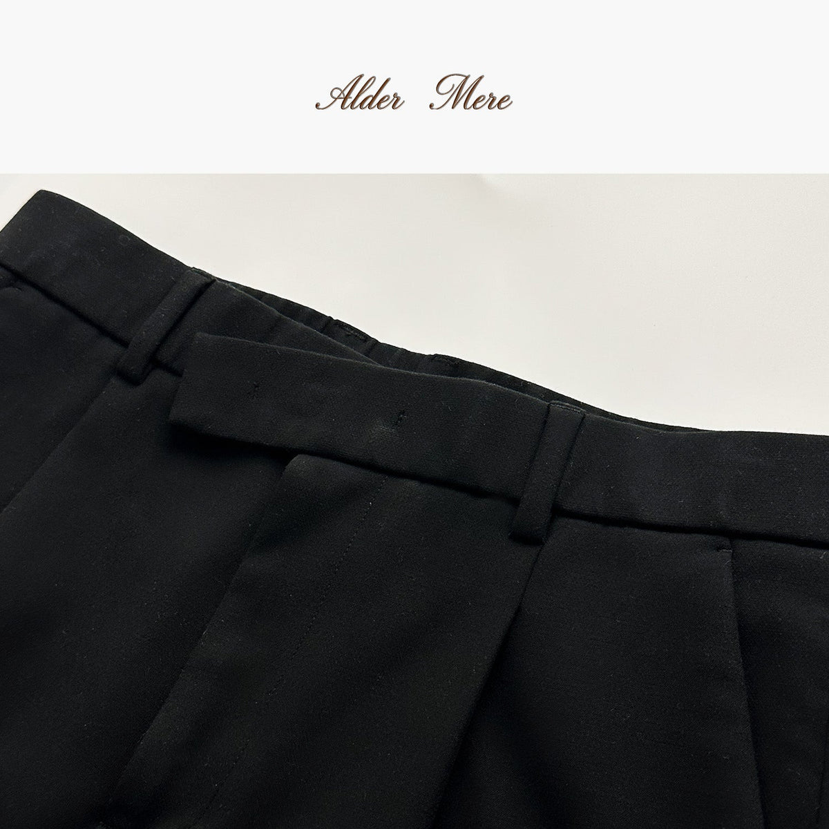 Relaxed Straight-Leg Trousers – Wrinkle-Resistant Wool-Blend Pants with Elastic Back Waist for Men - Nettarei