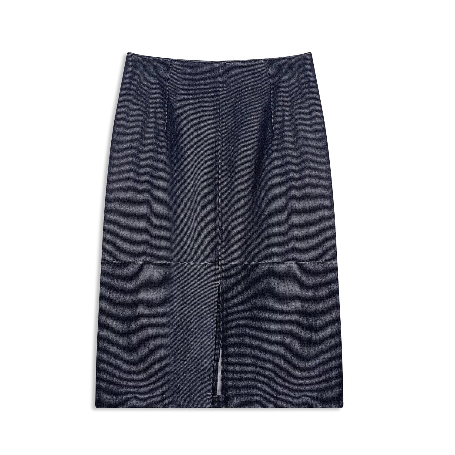 Sleek Denim Pencil Skirt for Women - Nettarei