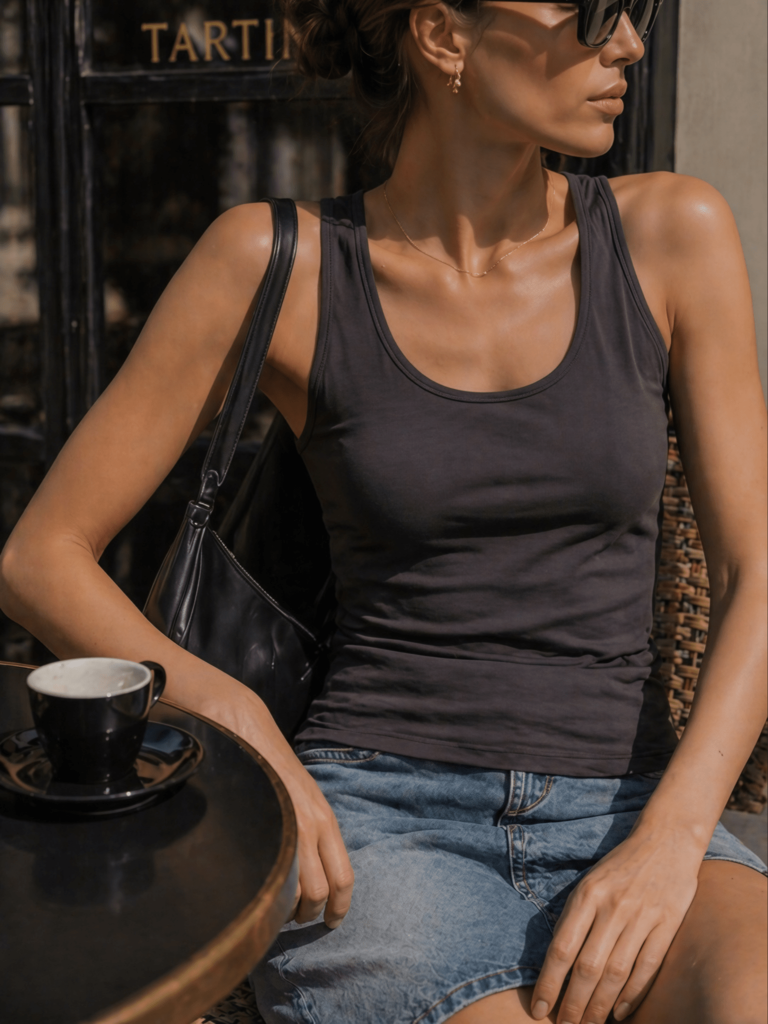 Sleek Fitted Long Sleeve Top - Nettarei