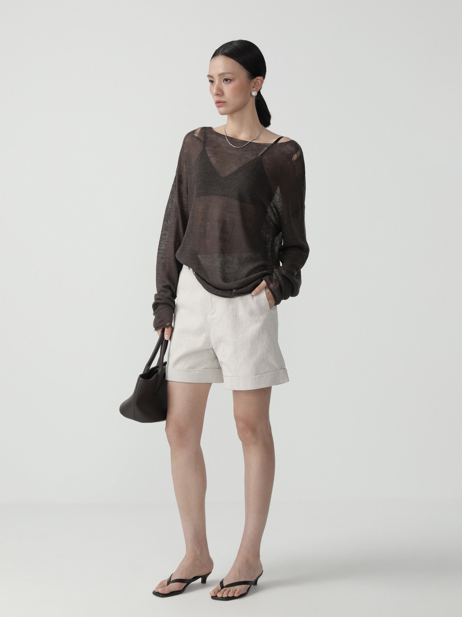 Sleek High - Waist Shorts for Women - Nettarei