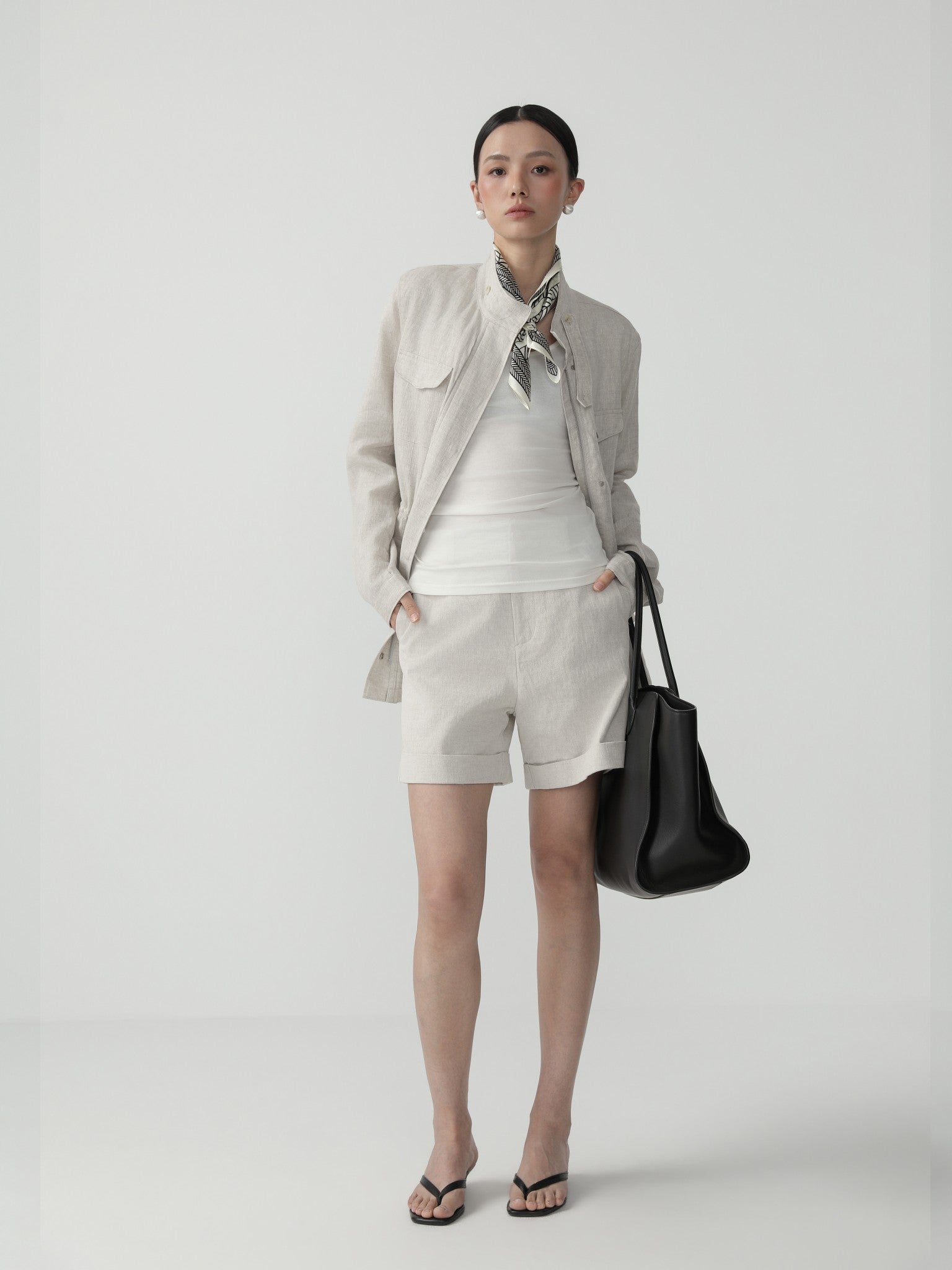Sleek High - Waist Shorts for Women - Nettarei
