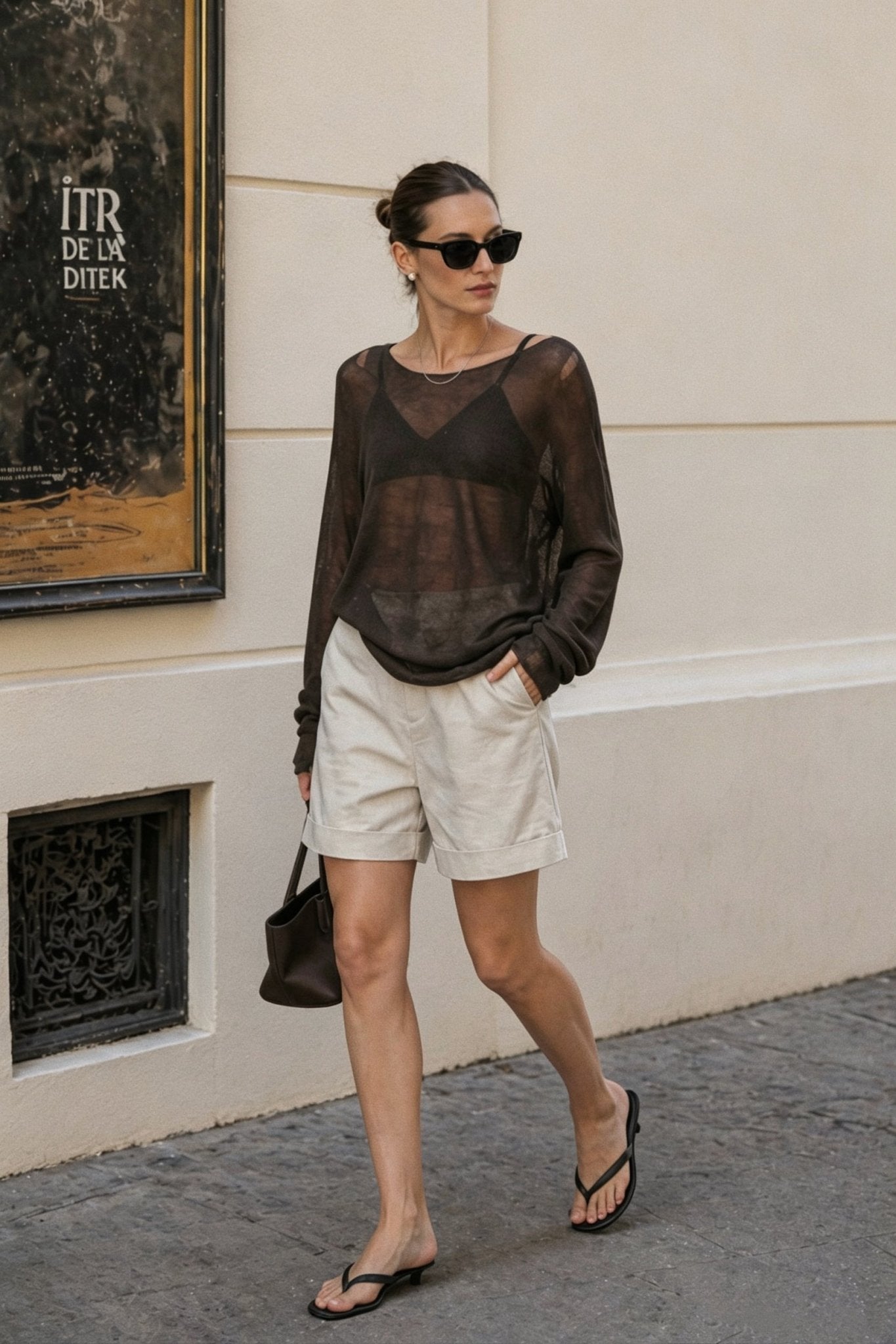 Sleek Minimalist Triangle Bralette - Nettarei