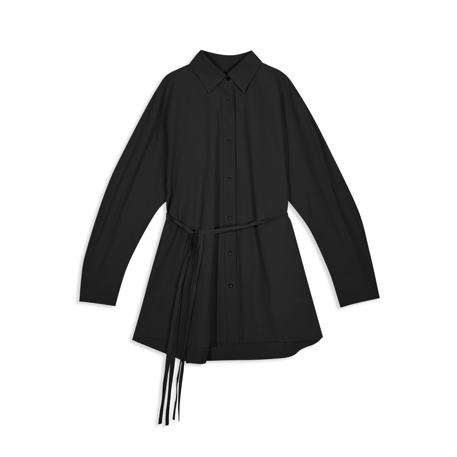 Slim Minimalist Shirt Dress for Women - Nettarei