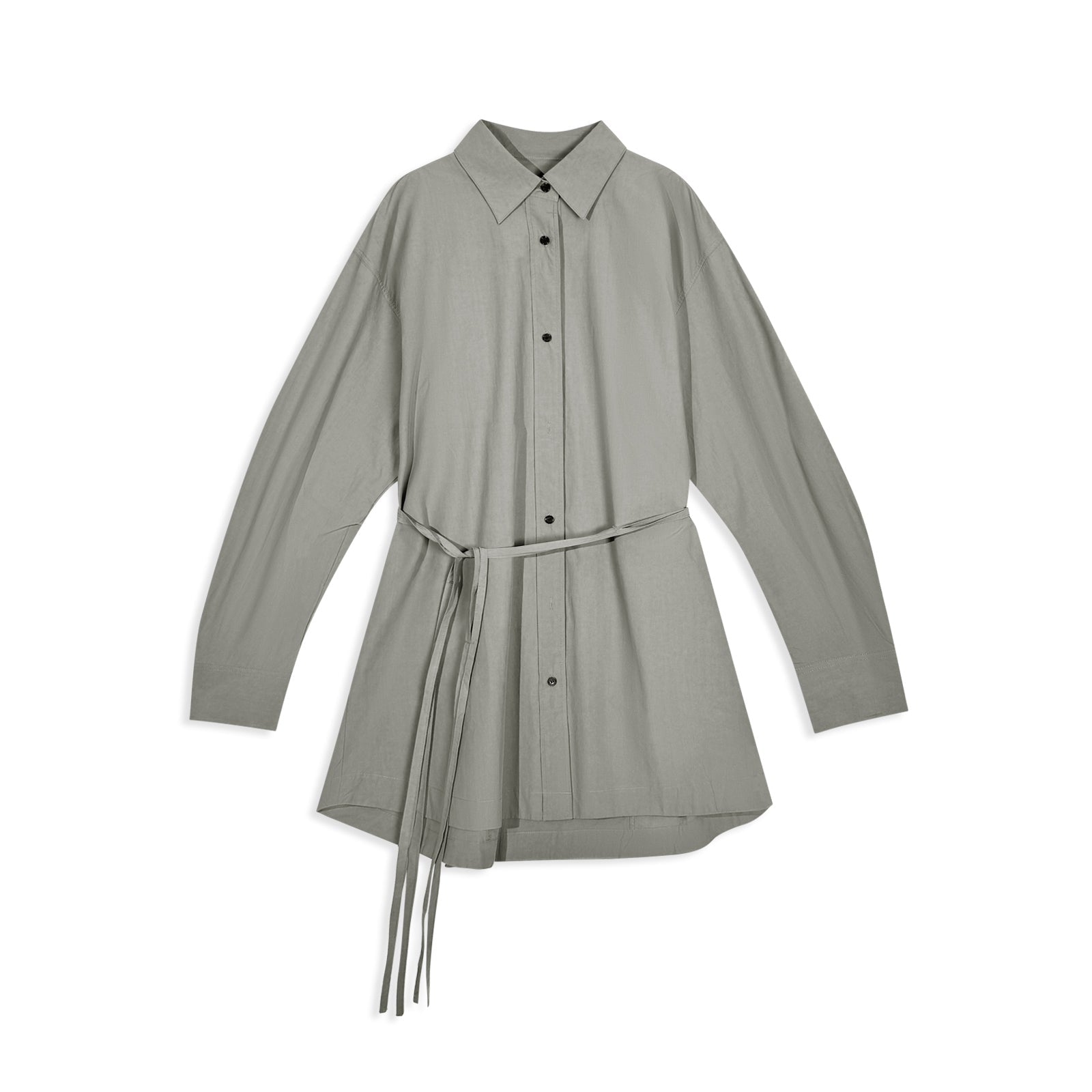 Slim Minimalist Shirt Dress for Women - Nettarei