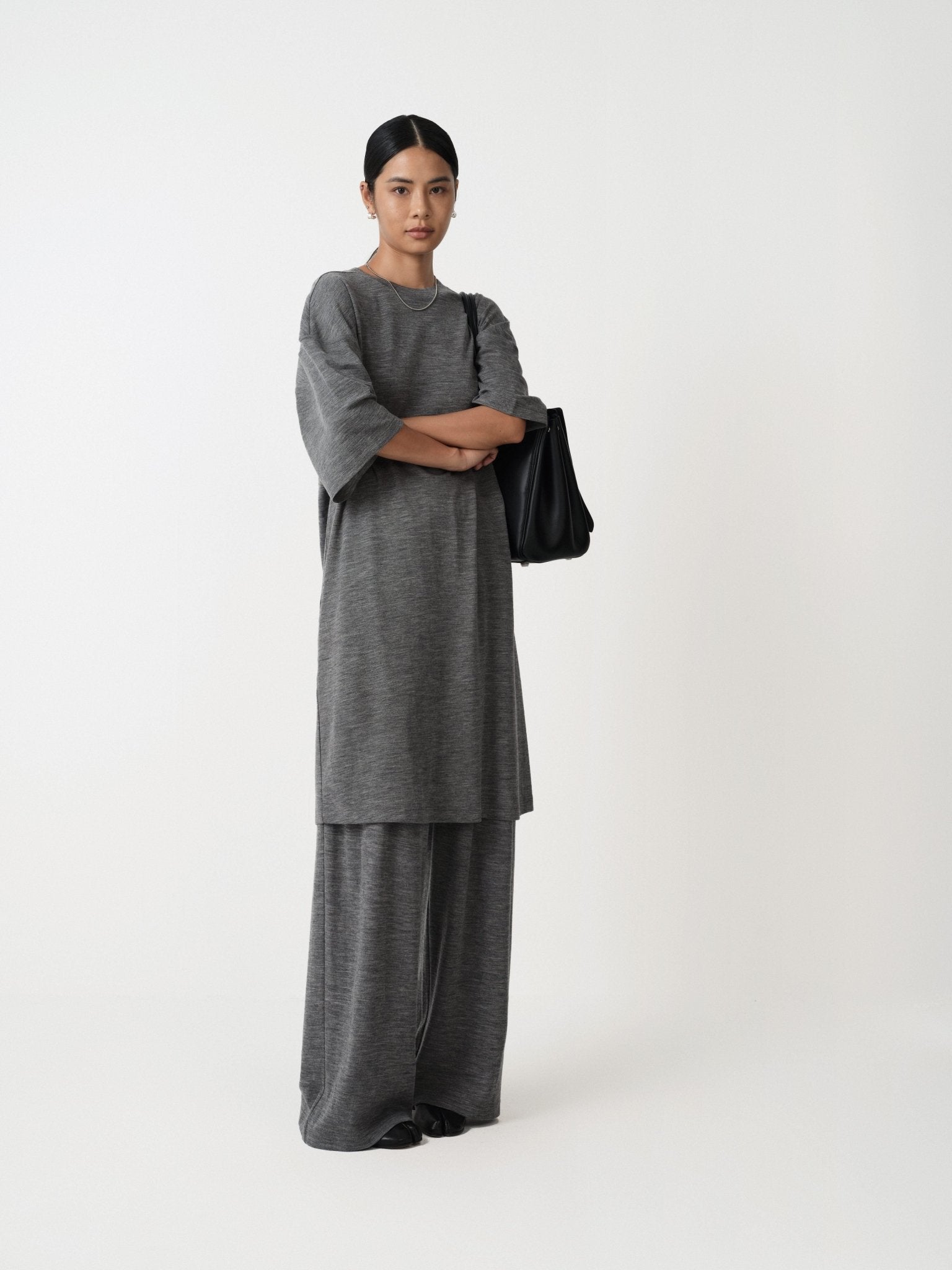 Soft Wool Wide - Leg Pants - Nettarei