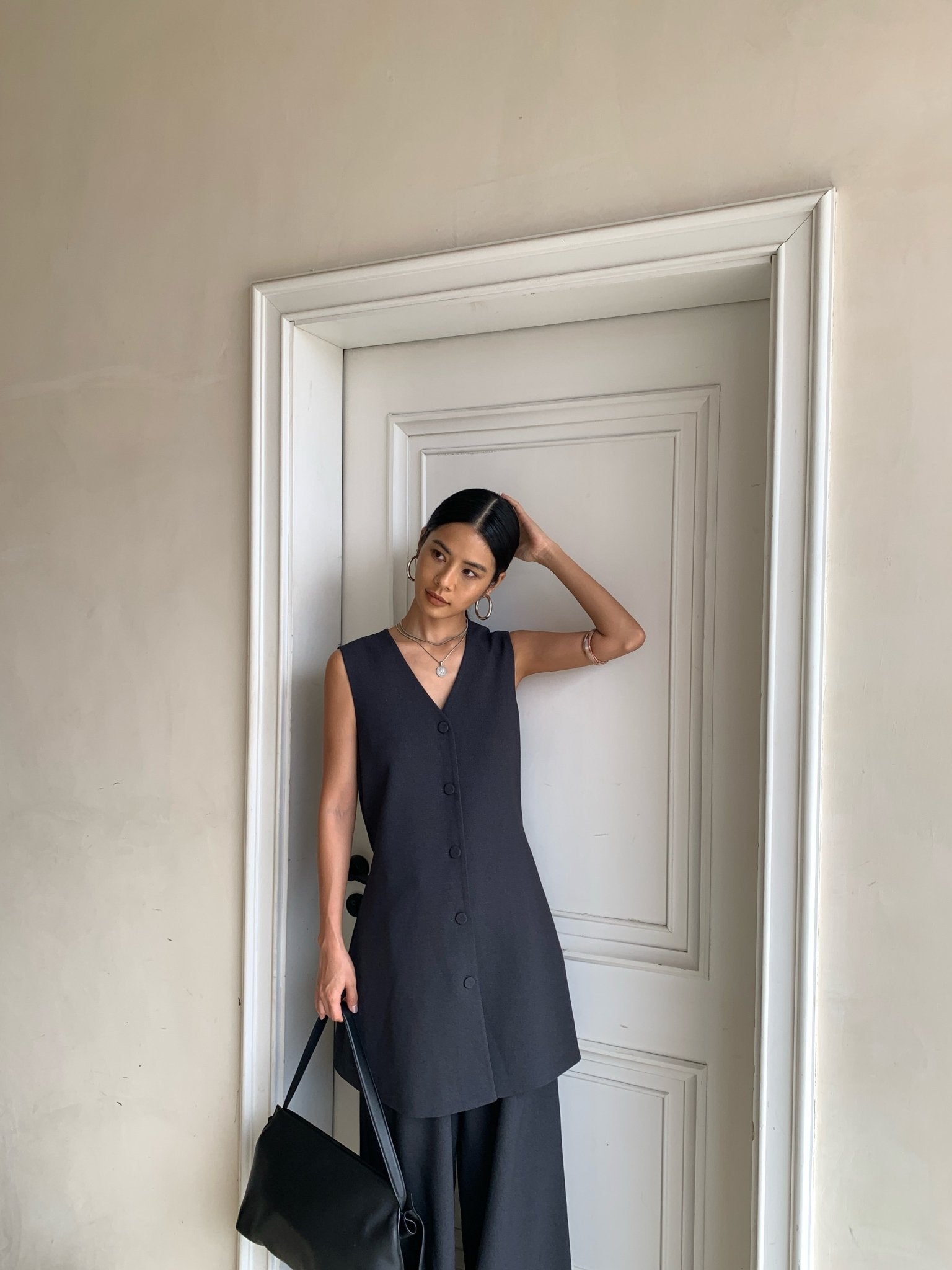 Tailored Tank Sleeveless Workwear - Nettarei