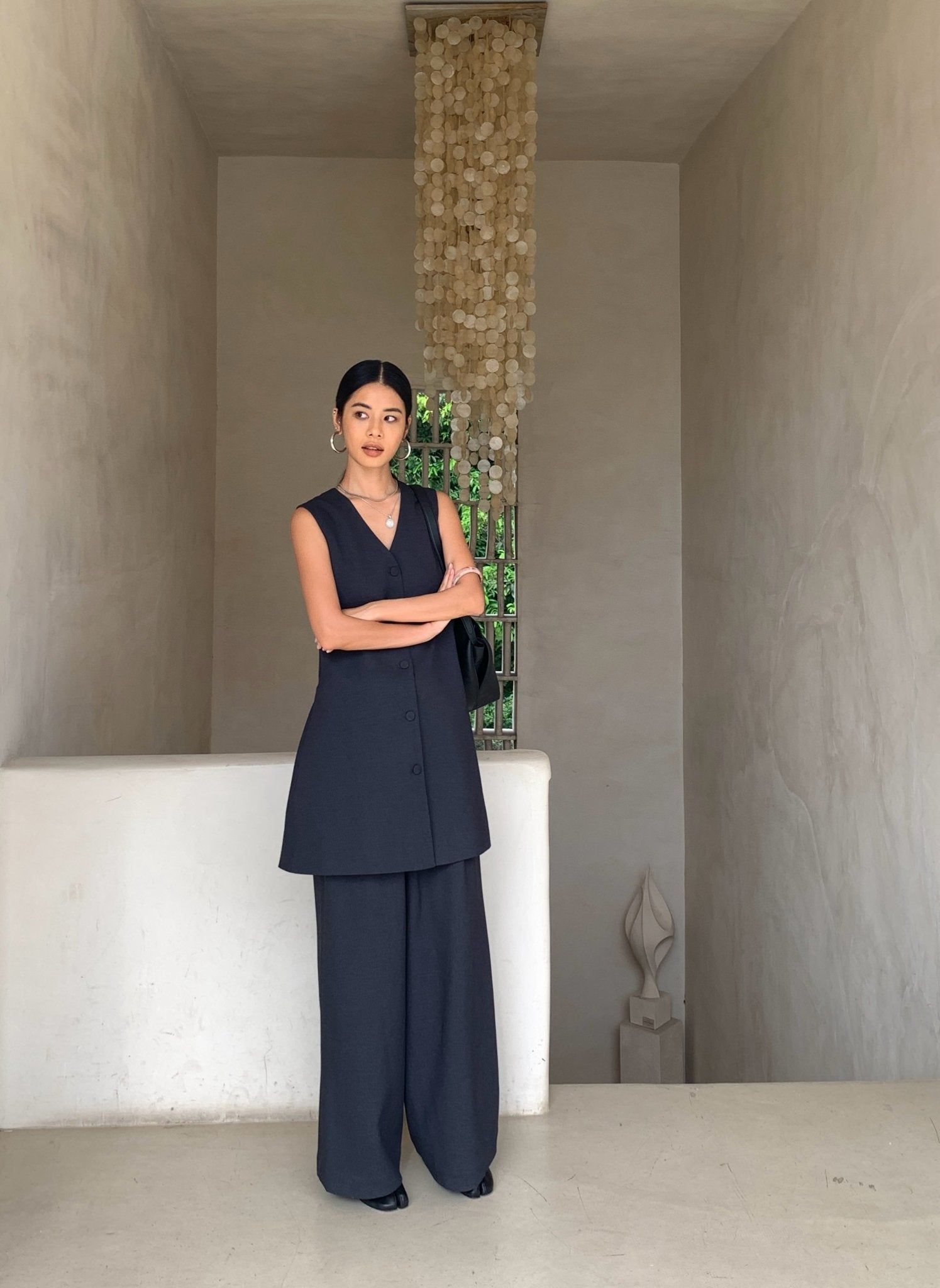 Tailored Tank Sleeveless Workwear - Nettarei