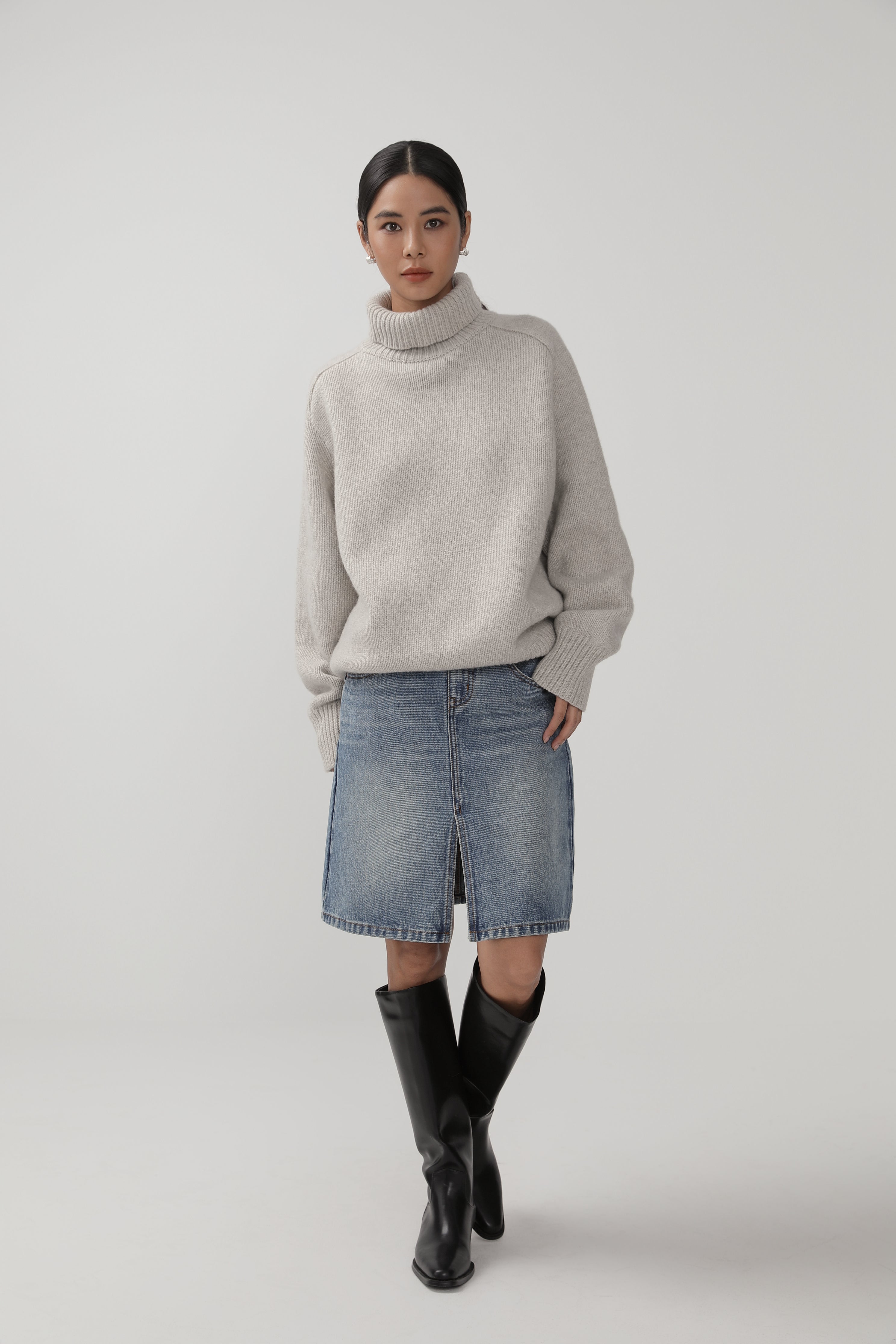 Oversized Turtleneck Sweater