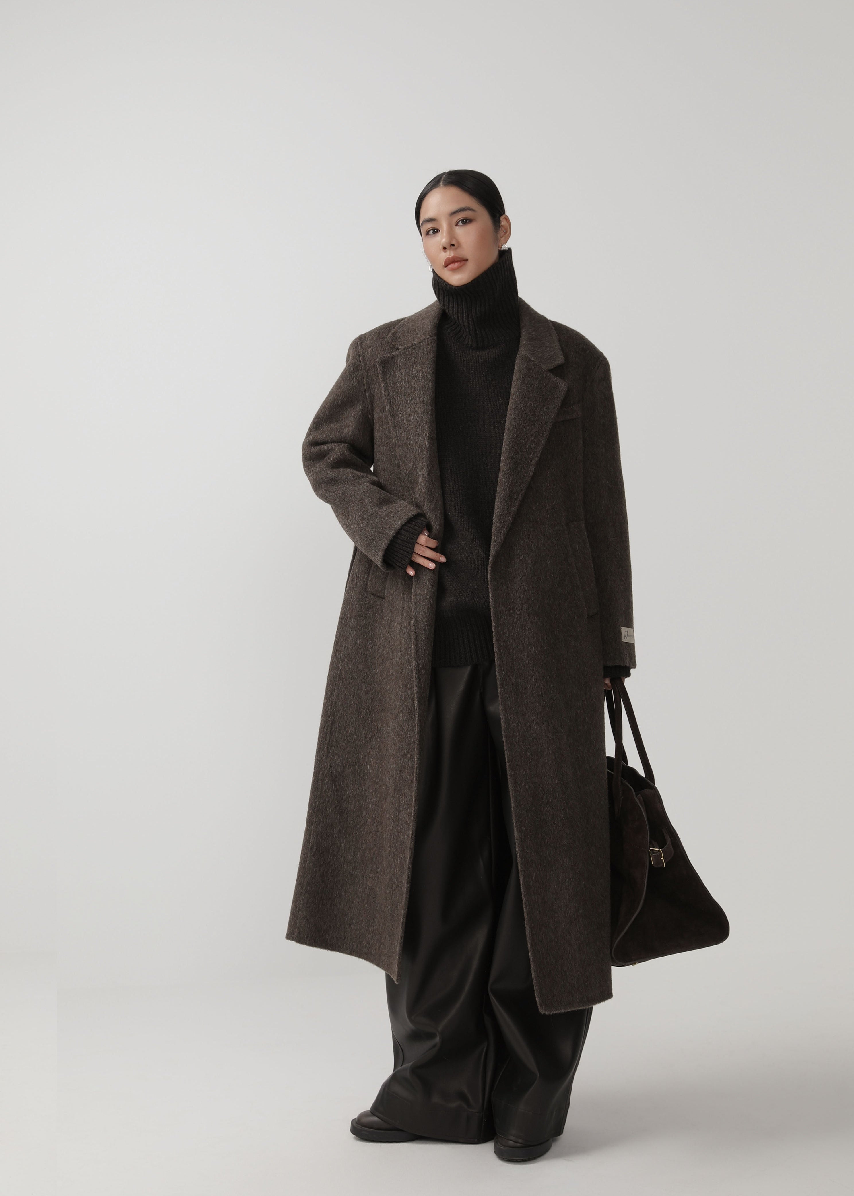 Camel Hair Minimalist Coat