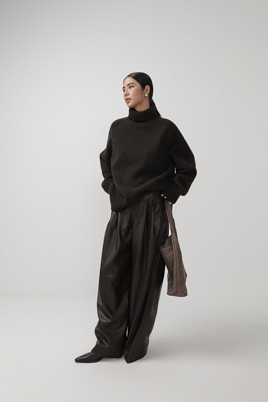 Oversized Turtleneck Sweater