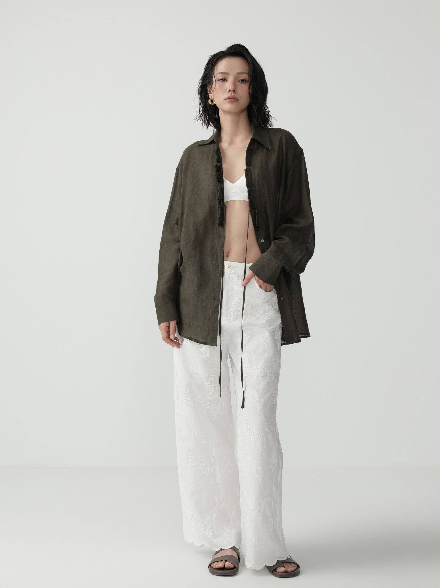 Relaxed Minimalist Oversize Shirt for Women