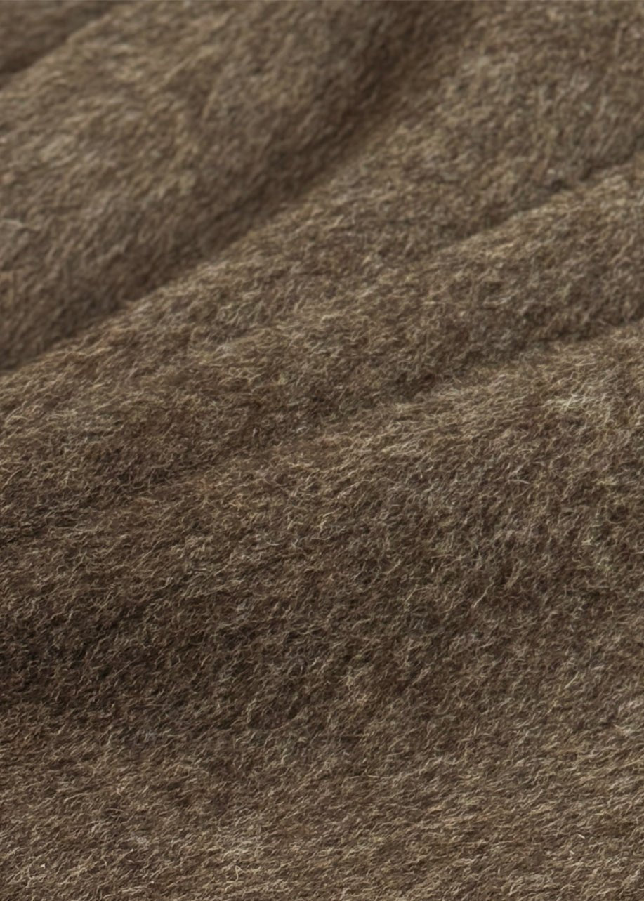 Camel Hair Minimalist Coat - Nettarei