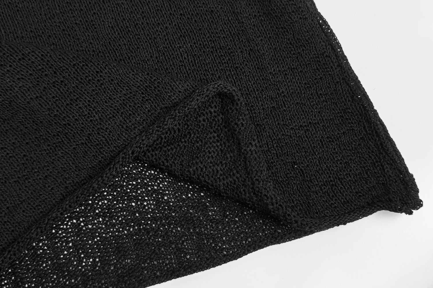 Clean Viscose Knit Poncho for Women - Nettarei